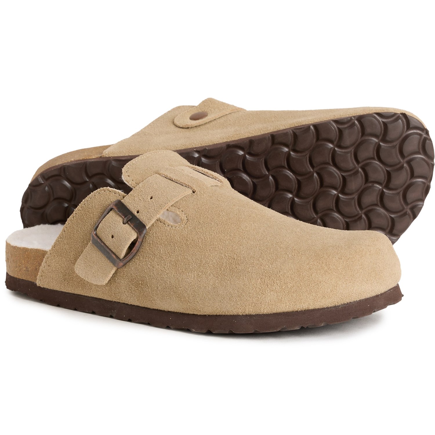 (取寄) クッションネア レディース ハナ フォー ファー ライン クロッグス Cushionaire women Hana Faux Fur Lined Clogs (For Women) Taupe
