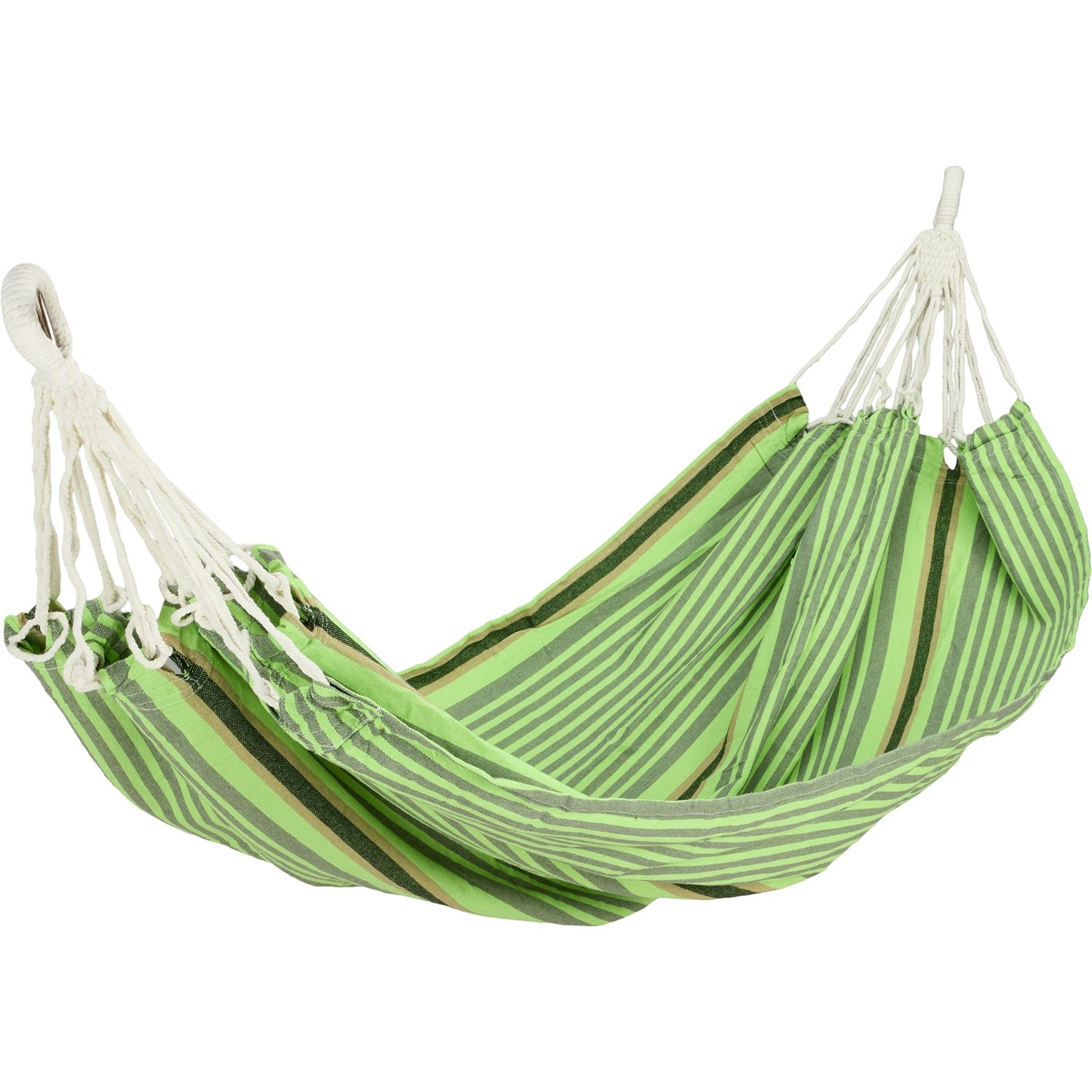 (取寄) ハーレー リオ ブリーズ キャンバス ハンモック Hurley Rio Breeze Canvas Hammock Green Stripe