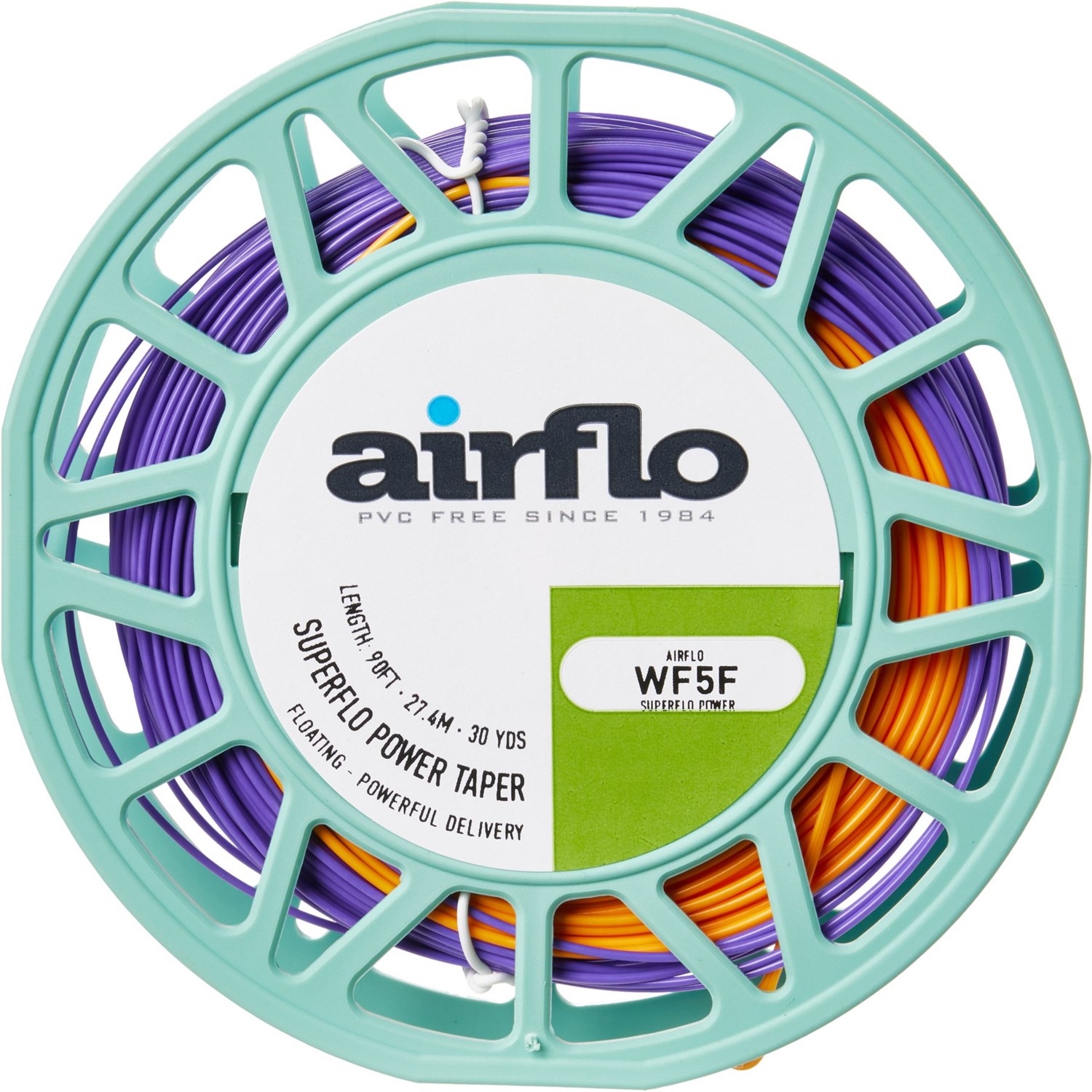 (取寄) エアフロ スーパーフロー パワー テイパー フレッシュウォーター フライ ライン - ウェイト フォワード Airflo Superflo Power Taper Freshwater Fly Line - Weight Forward Sunburst/Purple