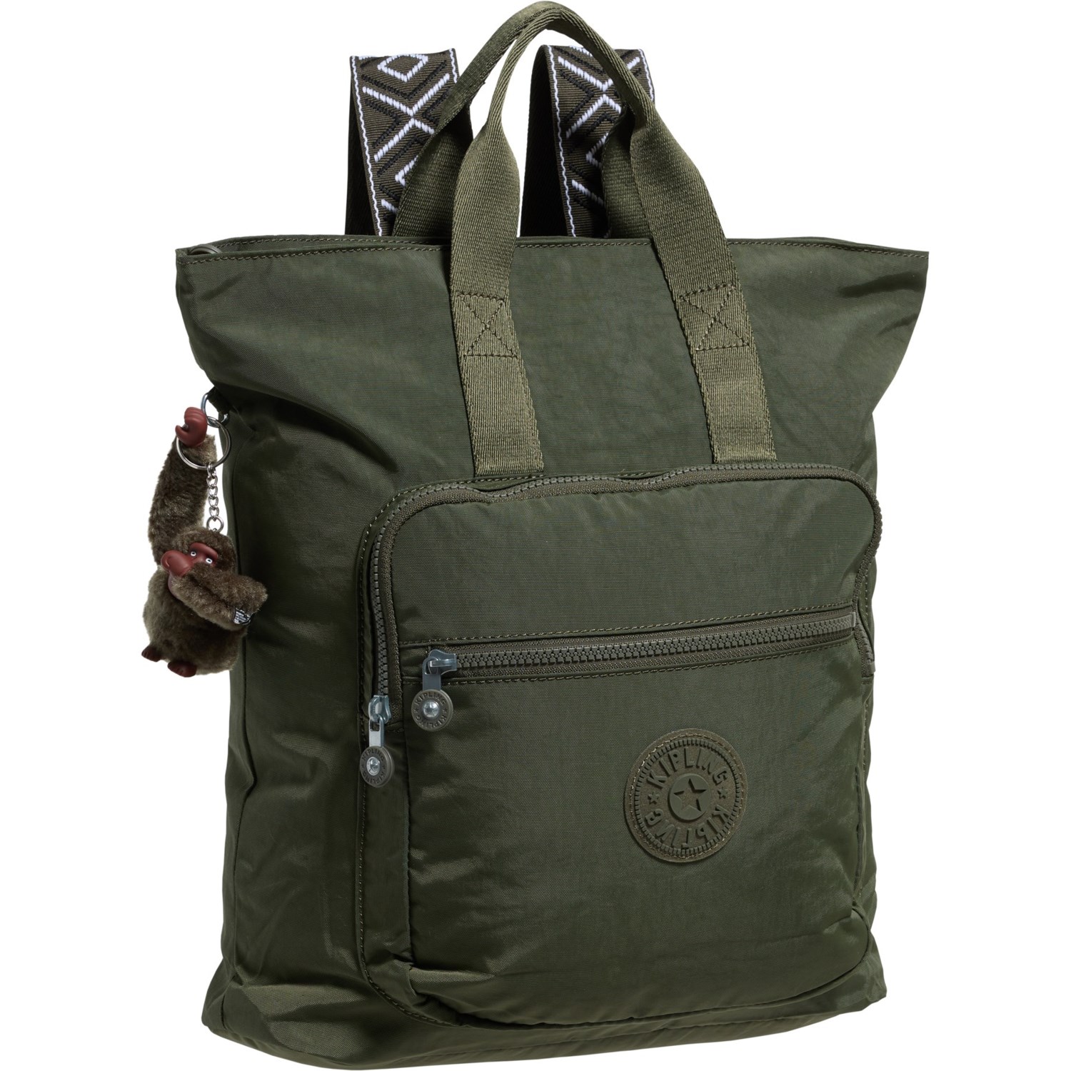 (取寄) キプリング シーア トート バックパック Kipling Sia Tote Backpack Jade Green/Multi