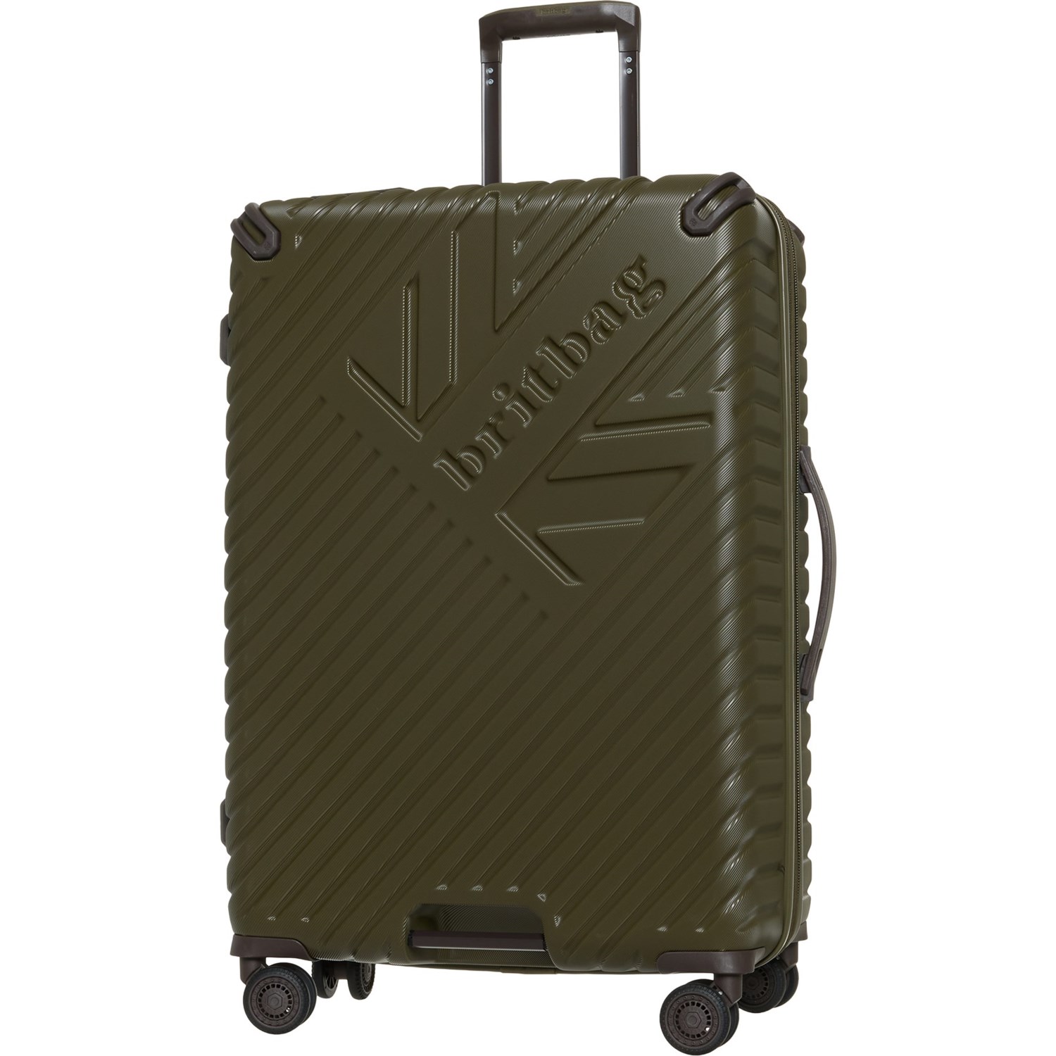 (取寄) ブリットバッグ 28インチ スピナー スーツケース - ハードサイド, エクスパンダブル, ダーク オリーブ BritBag 28” Glentress Spinner Suitcase - Hardside, Expandable, Dark Olive Dark Olive