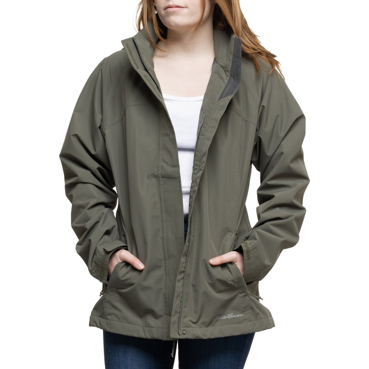 (取寄) エディーバウアー パッカブル レインフォイル ジャケット - ウォータープルーフ Eddie Bauer Packable Rainfoil Jacket - Waterproof Sprig