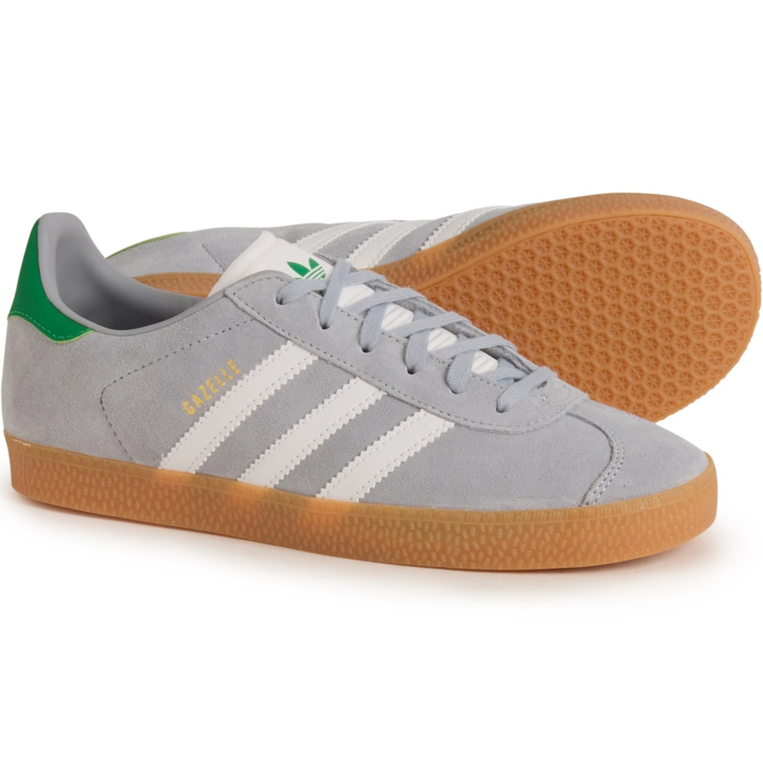 (取寄) アディダス ボーイズ ガゼル スニーカー - スエード adidas Boys Gazelle Sneakers - Suede Halo Silver