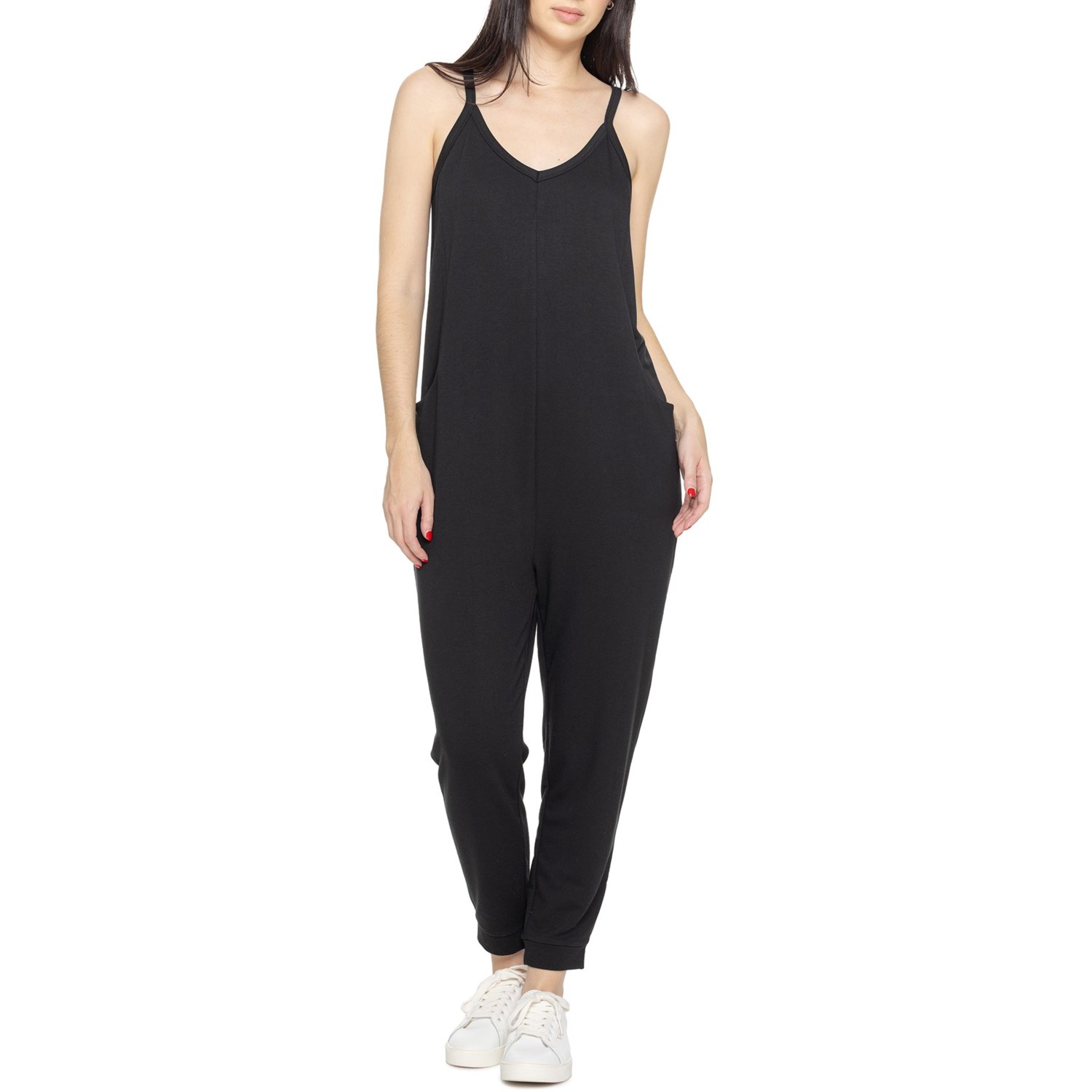 (取寄) シンシアリージュールズ ハーレム ジャンプスーツ - スリーブレス SINCERELY JULES Harem Jumpsuit - Sleeveless Black