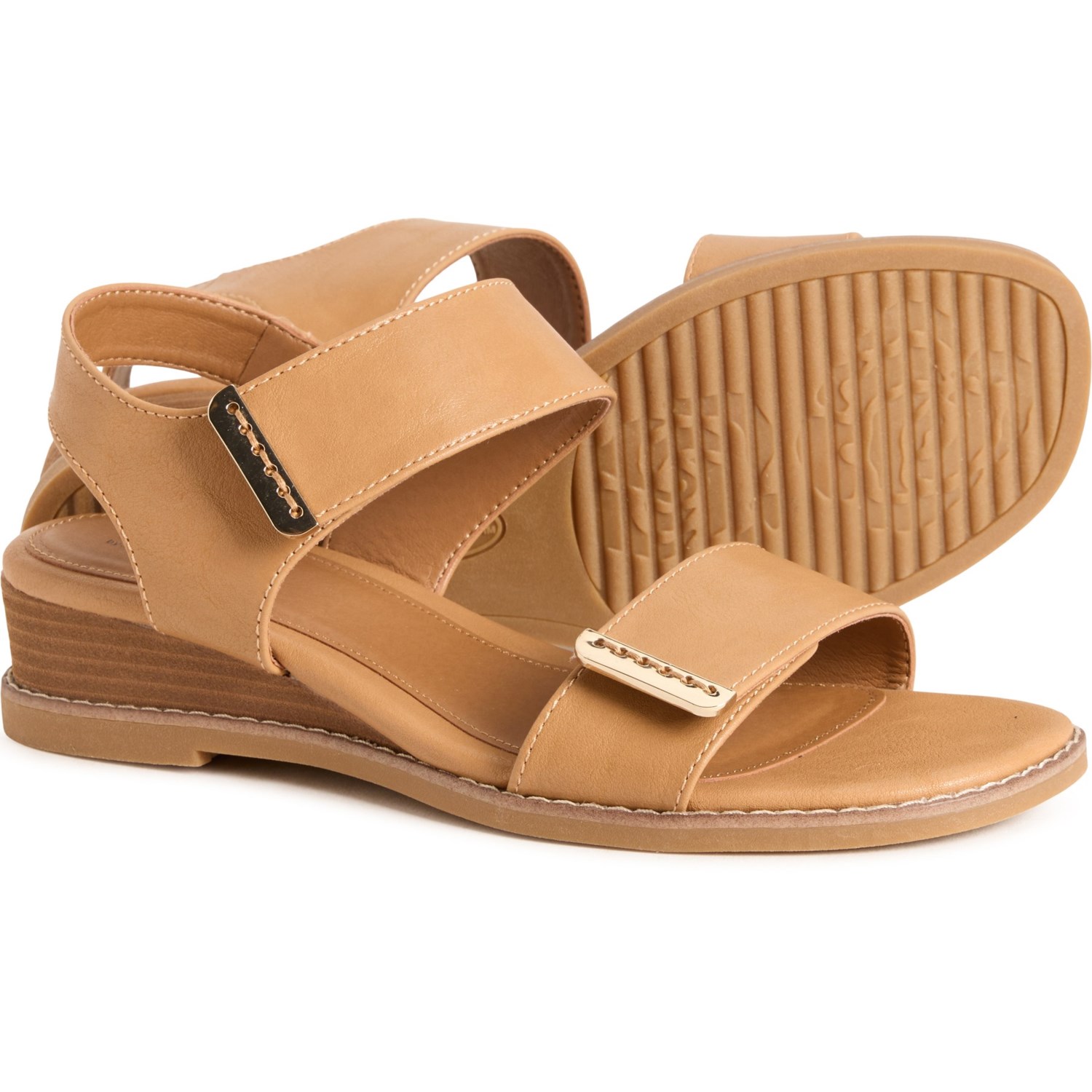 (取寄) ユーロソフトバイソフト レディース マロリー 2-バンド アンクル ストラップ サンダル Eurosoft by Sofft women Mallory 2-Band Ankle Strap Sandals (For Women) Luggage