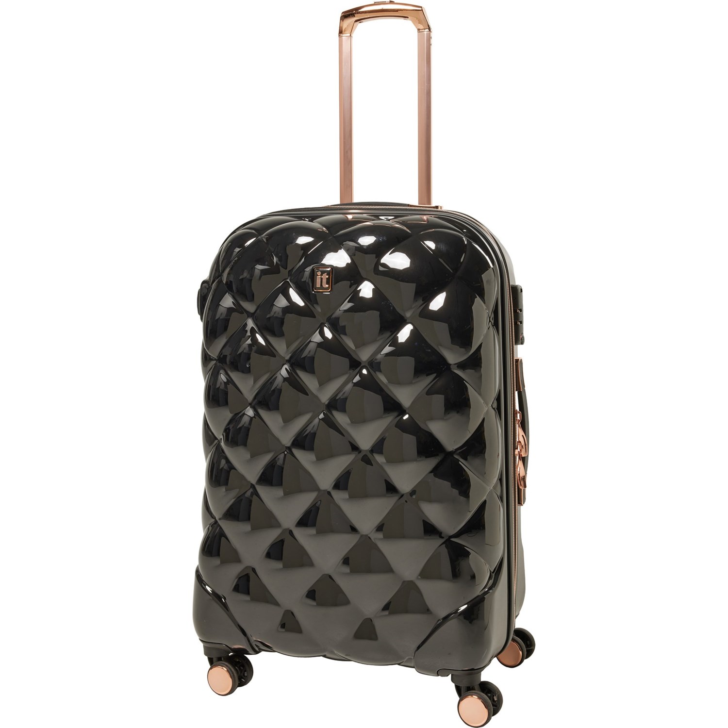 (取寄) ITラゲッジ 27インチ ST. トロペ スピナー スーツケース - ハードサイド, ブラック IT Luggage 27” St. Tropez Trois Spinner Suitcase - Hardside, Black Black 25,740円