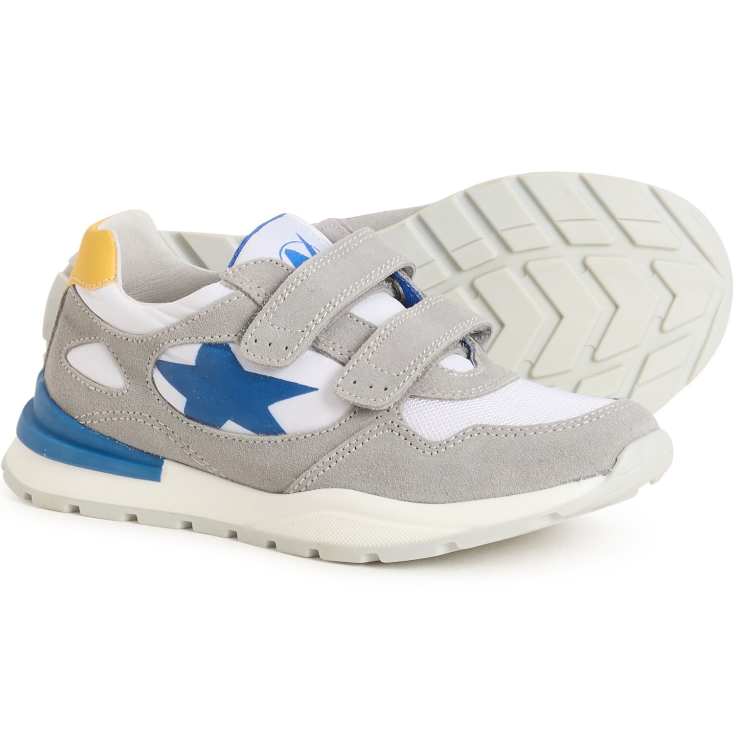 (取寄) ナチュリーノ ボーイズ アンド ガールズ Vl スニーカー - レザー Naturino Boys and Girls Daudi VL Sneakers - Leather Nylon Grey