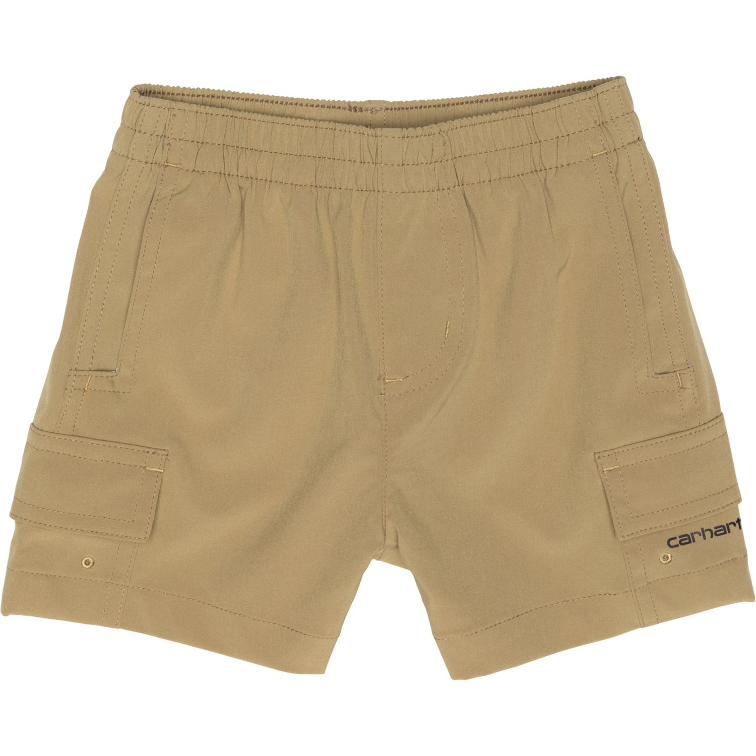 (取寄) カーハート リトル ボーイズ ラギッド フレックス リップストップ カーゴ ワーク ショーツ Carhartt Little Boys CH8333 Rugged Flex Ripstop Cargo Work Shorts Beige