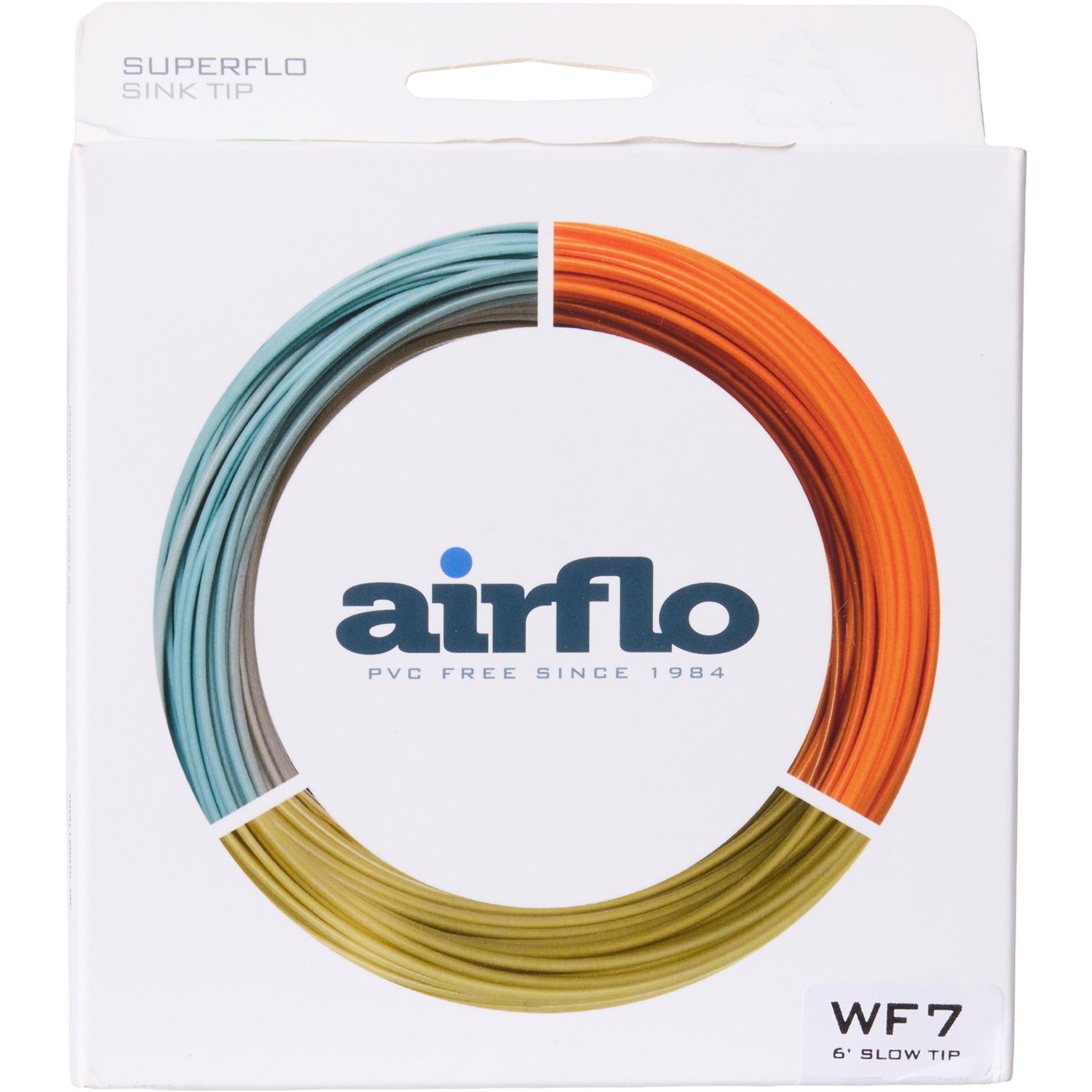(取寄) エアフロ スーパーフロー ミニ スロー ティップ フレッシュウォーター フライ ライン - ウェイト フォワード Airflo Superflo Mini Slow Tip Freshwater Fly Line - Weight Forward Heron Grey/Dark Green