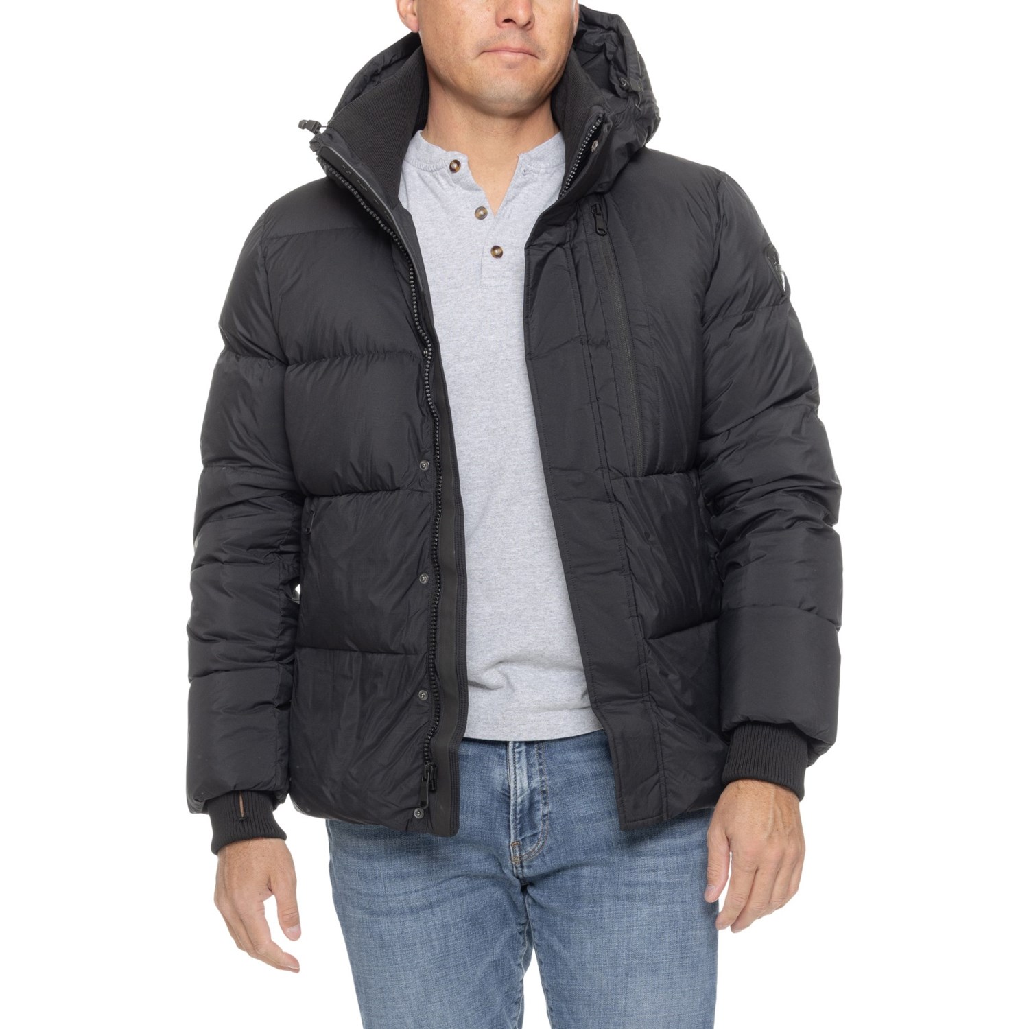 (取寄) パジャール ジェリコ ダウン パファー ジャケット - 550 フィル パワー Pajar Jericho Down Puffer Jacket - 550 Fill Power Black