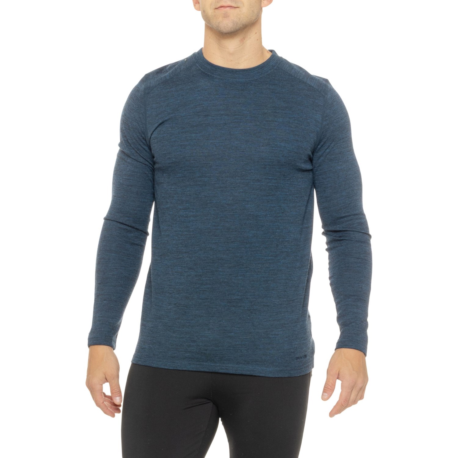 (取寄) テラマー ウールスキンズ 2.0 ベース レイヤー トップ - Upf 50, メリノ ウール, ロング スリーブ Terramar Woolskins 2.0 Base Layer Top - UPF 50, Merino Wool, Long Sleeve Night Shadow