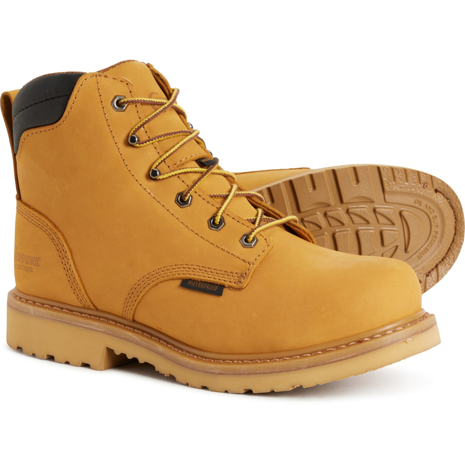 (取寄) チペワ メンズ チペワ ノースバウンド 6インチ ワーク ブーツ - ウォータープルーフ, インサレーテッド Chippewa men Northbound 6” Work Boots - Waterproof, Insulated (For Men) Wheat