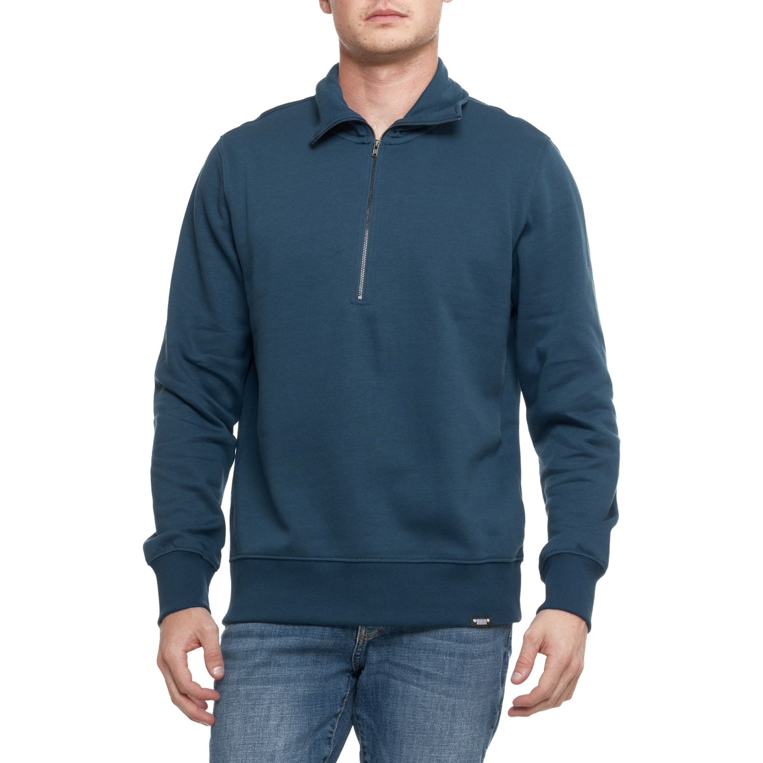 (取寄) ジープ メンズ ジープ ロゴス グラディエーター フリース スウェットシャツ - ジップ ネック Jeep men Logos Gladiator Fleece Sweatshirt - Zip Neck Stellar Blue 7,110円