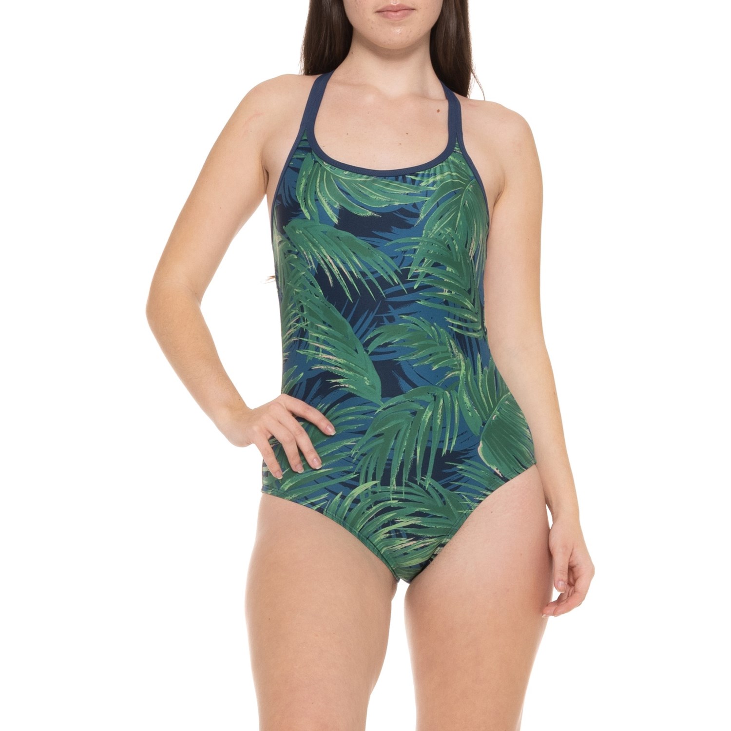 (取寄) カーヴ デザイン レディース カーブ デザインズ ビーコン ワンピース スイムスーツ - Upf 50+ Carve Designs women Beacon One-Piece Swimsuit - UPF 50+ Azul Palms