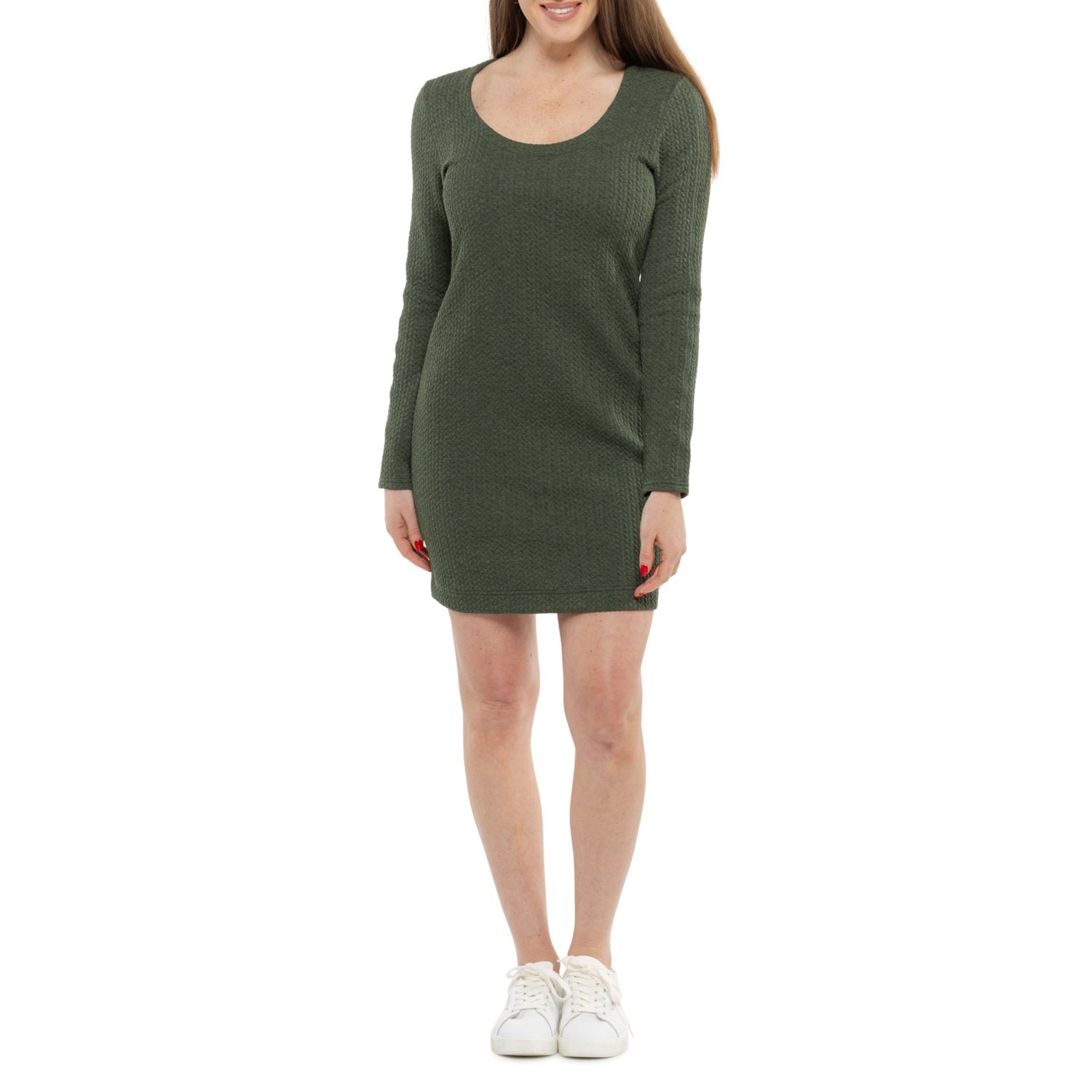 (取寄) ロレ レディース クローバー ドレス - ロング スリーブ Lole women Clover Dress - Long Sleeve Olive - Bb03