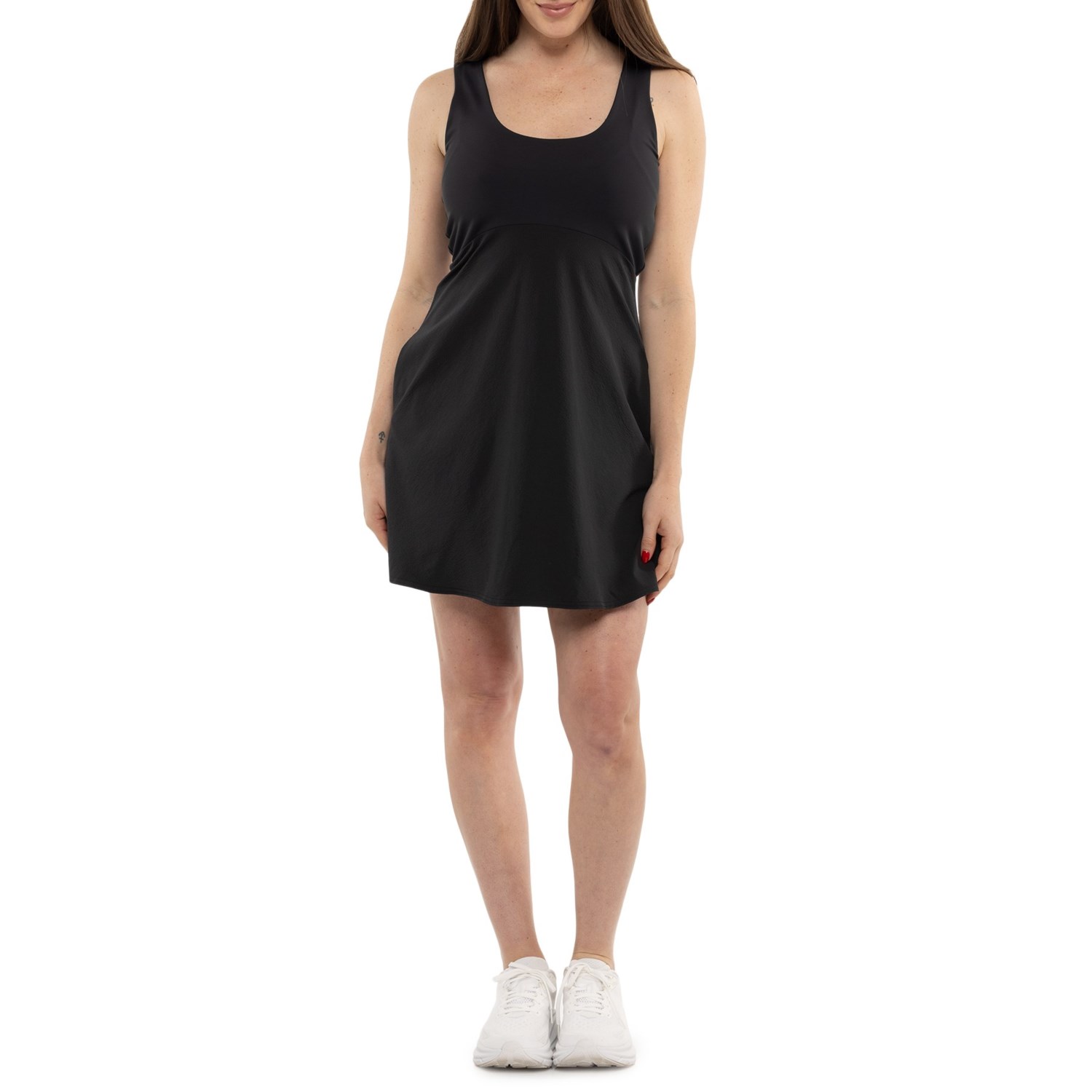 (取寄) ロレ レディース モーメンタム スカルプト ドレス - スリーブレス Lole women Momentum Sculpt Dress - Sleeveless Black-N415