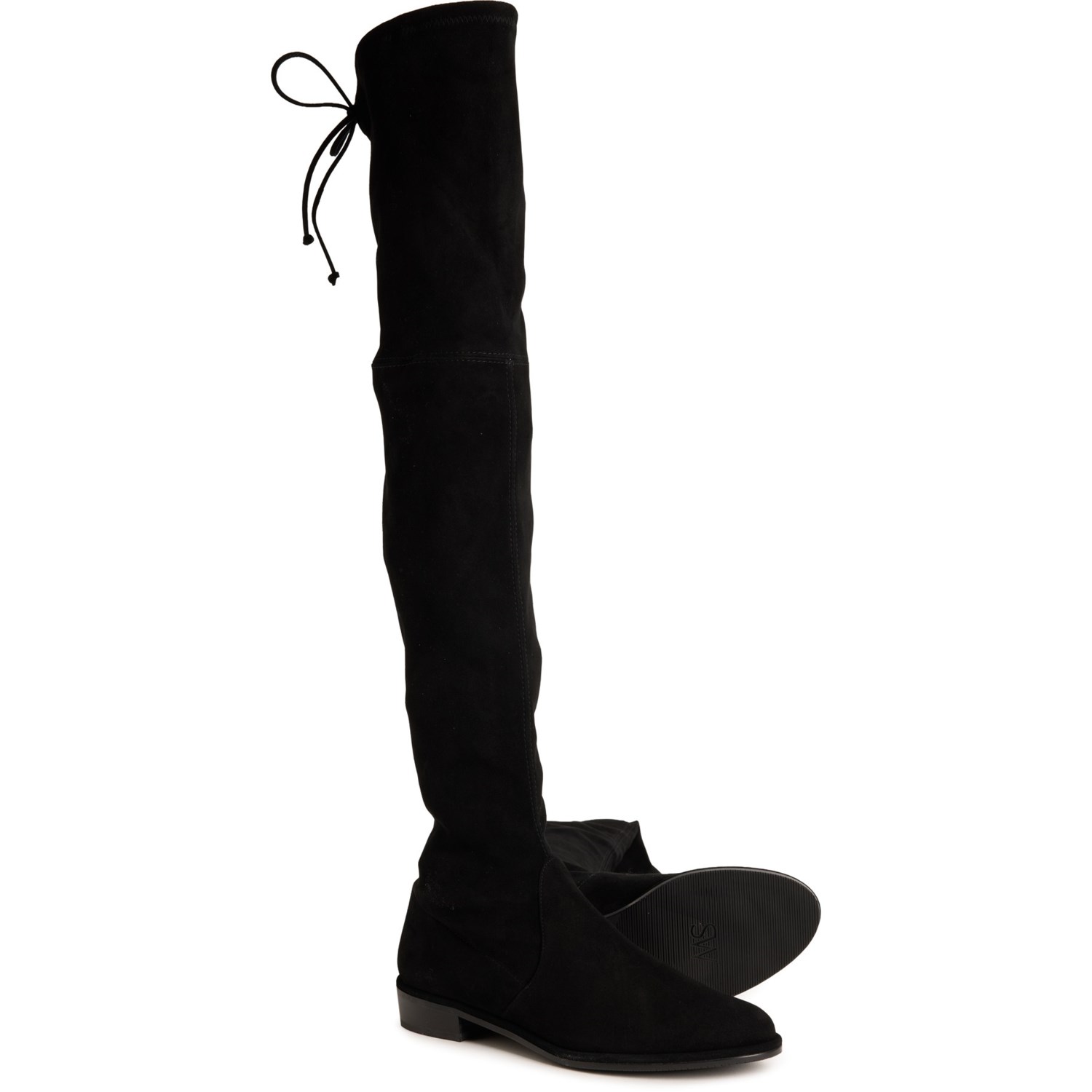 (取寄) スチュアート ワイツマン レディース スチュアート ワイツマン メイド イン スペイン ローランド ブーツ - スエード Stuart Weitzman women Made in Spain Lowland Boots - Suede (For Women) Black