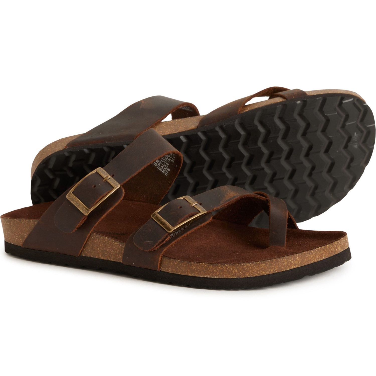 (取寄) ホワイトマウンテン レディース ホワイト マウンテン グレイシー サンダル - レザー White Mountain women Gracie Sandals - Leather (For Women) Brown