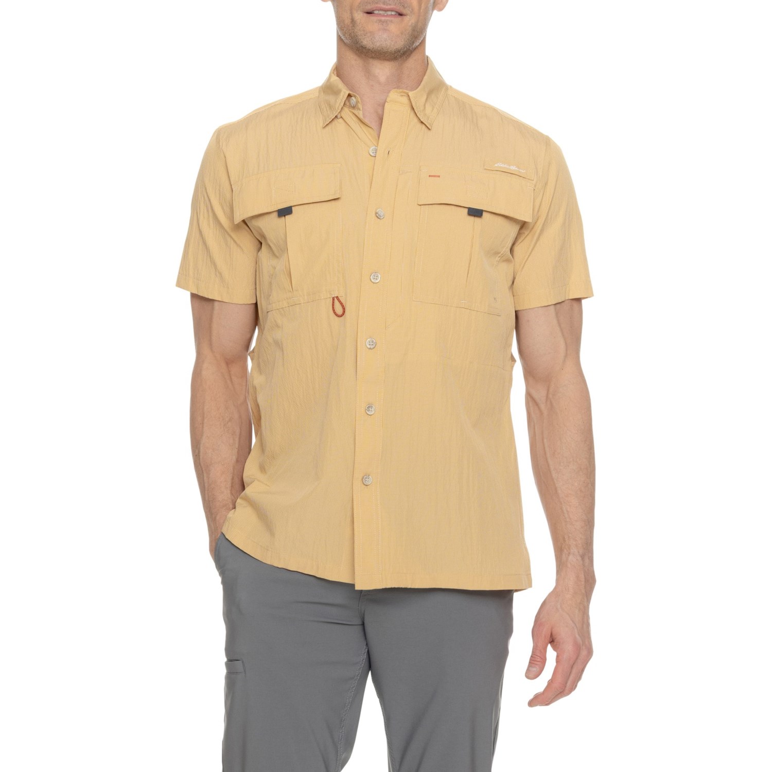 (取寄) エディーバウアー メンズ エディ バウアー ガイド 2.0 シャツ - Upf 50以上, ショート スリーブ Eddie Bauer men Guide 2.0 Shirt - UPF 50+, Short Sleeve Alskagld