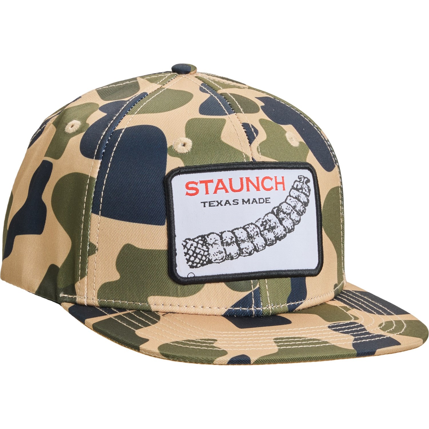 (取寄) メンズ トラディショナル アウトフィッターズ スニーキー スネーク トラッカー ハット Staunch Traditional Outfitters men Sneaky Snake Trucker Hat Camo