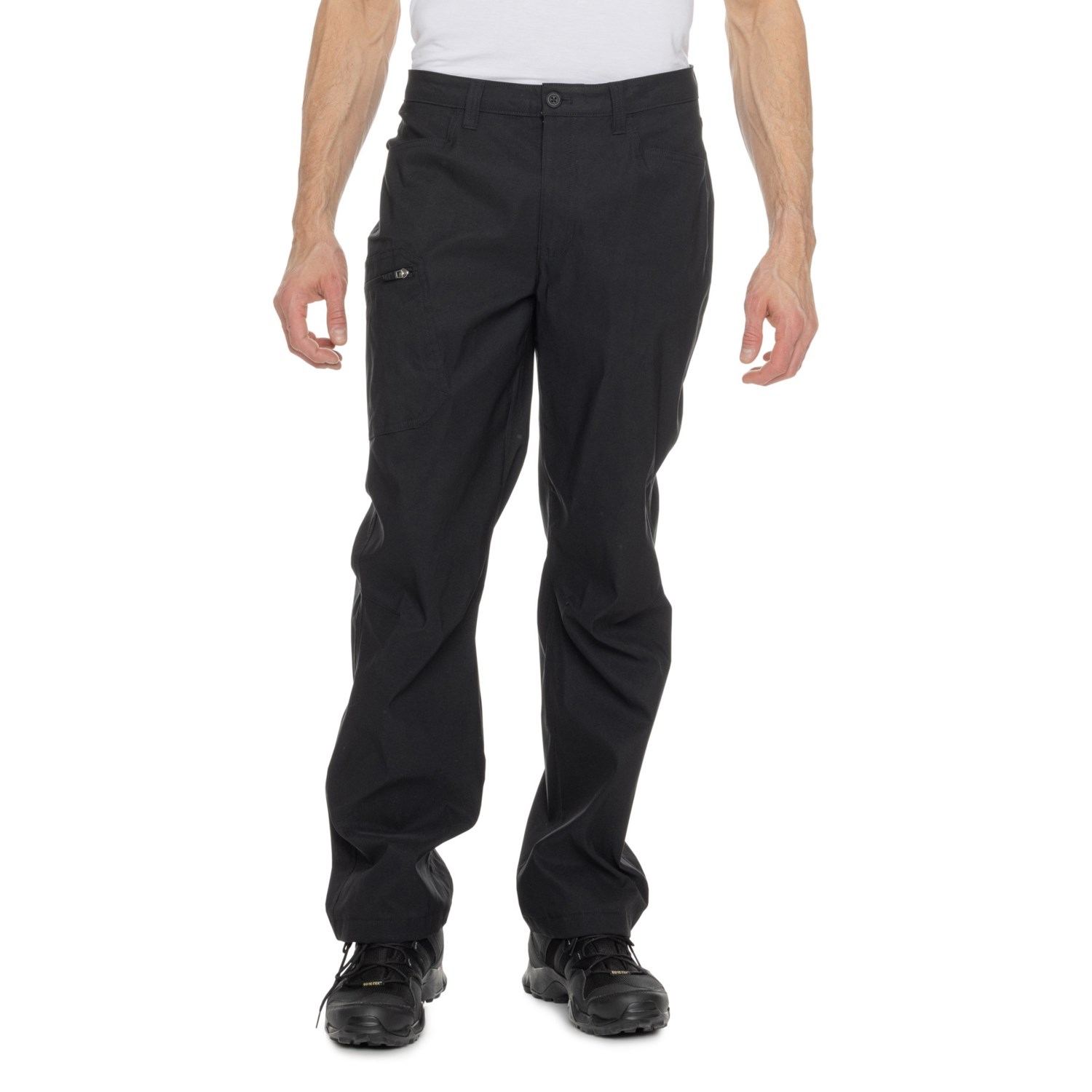 (取寄) エディーバウアー メンズ エディ バウアー レーニア フリース ライン カーゴ パンツ - Upf 50+ Eddie Bauer men Rainier Fleece Lined Cargo Pants - UPF 50+ Blck