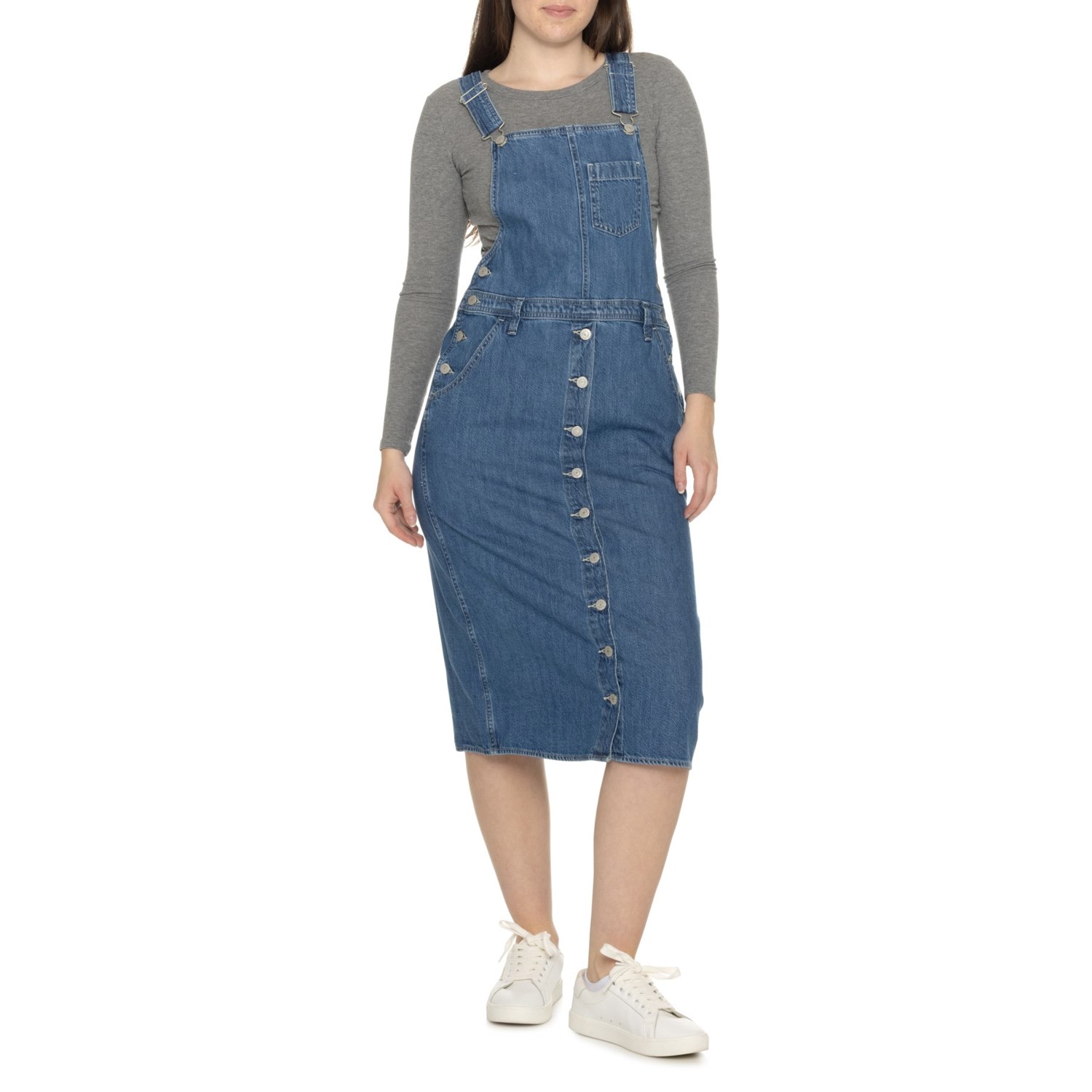 (取寄) リーバイス レディース リーバイス ティコ ジャンパー - スリーブレス Levi's women Tico Jumper - Sleeveless Med Wash|ジェットラグ店