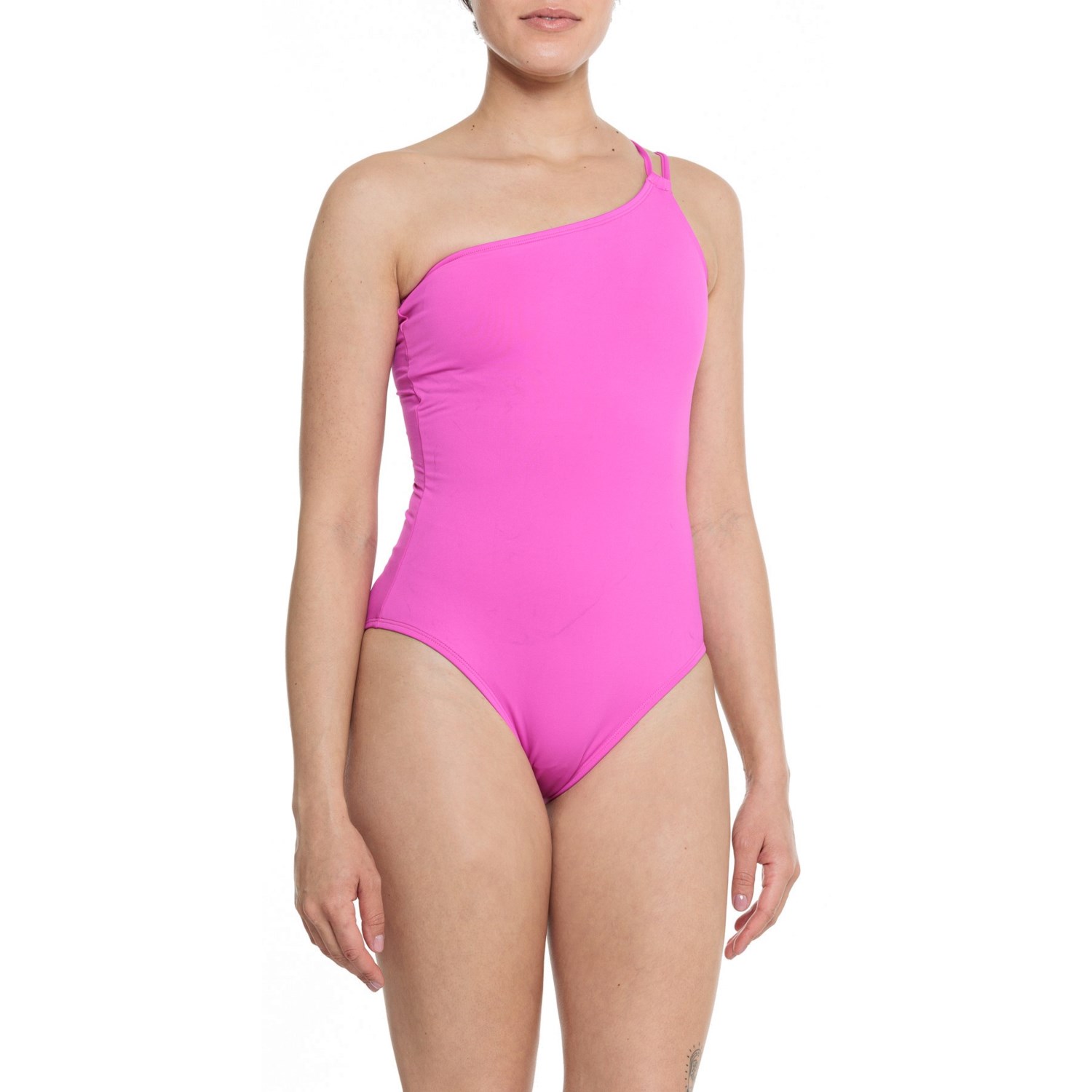 (取寄) ラ ブランカ レディース ラ ブランカ ワンショルダー ミオ ワンピース スイムスーツ La Blanca women One-Shoulder Mio One-Piece Swimsuit Orchird