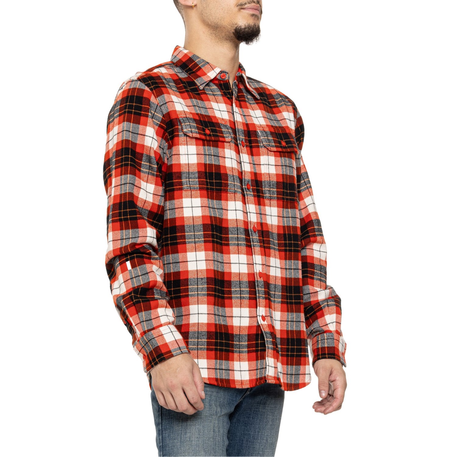 (取寄) ノースフェイス メンズ ザ ノース フェイス アローヨ フランネル シャツ - ロング スリーブ The North Face men Arroyo Flannel Shirt - Long Sleeve Fiery Red Medium Icon P｜ジェットラグ店