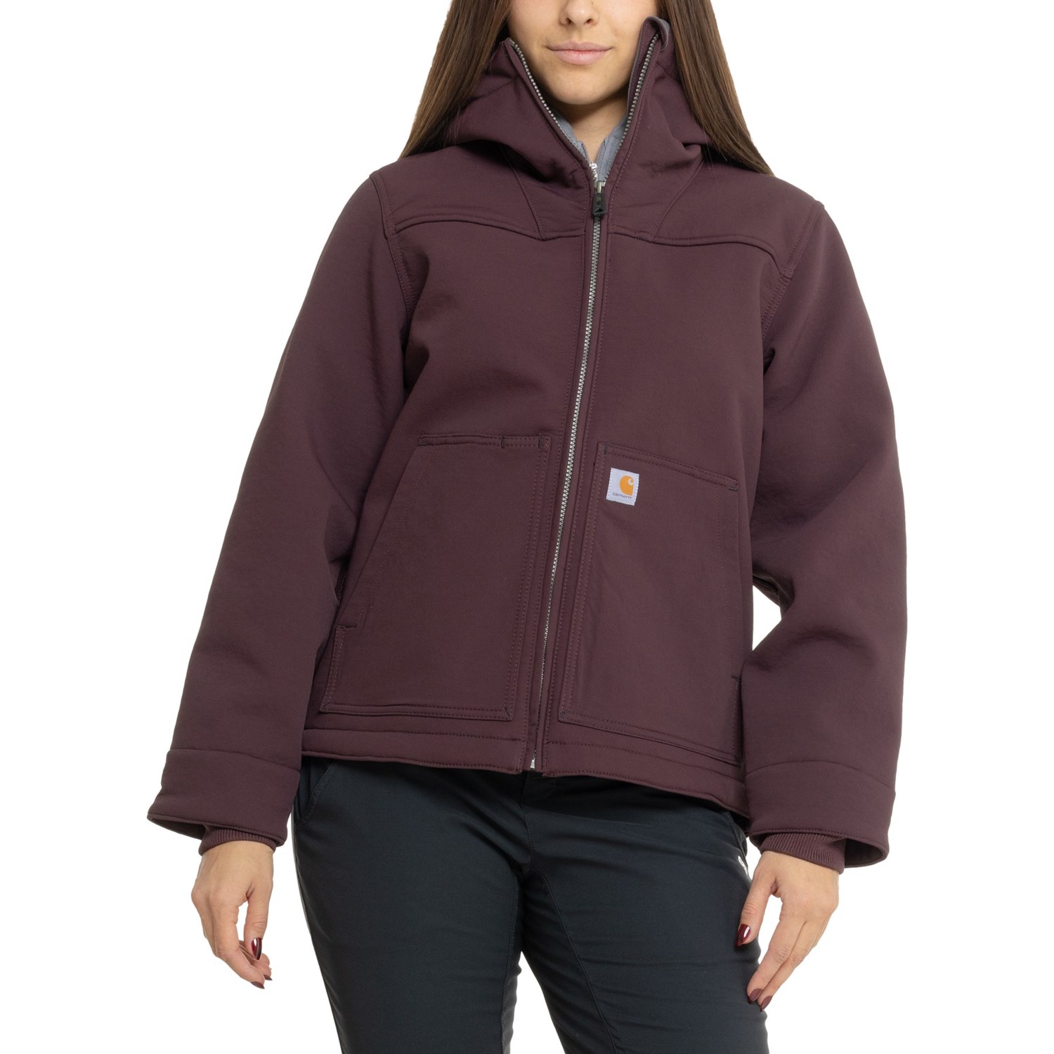 (取寄) カーハート レディース カーハート 104927 スーパー ダックス リラックスド-フィット フィット アクティブ ジャケット Carhartt women 104927 Super Dux Relaxed Fit Active Jacket Blackberry
