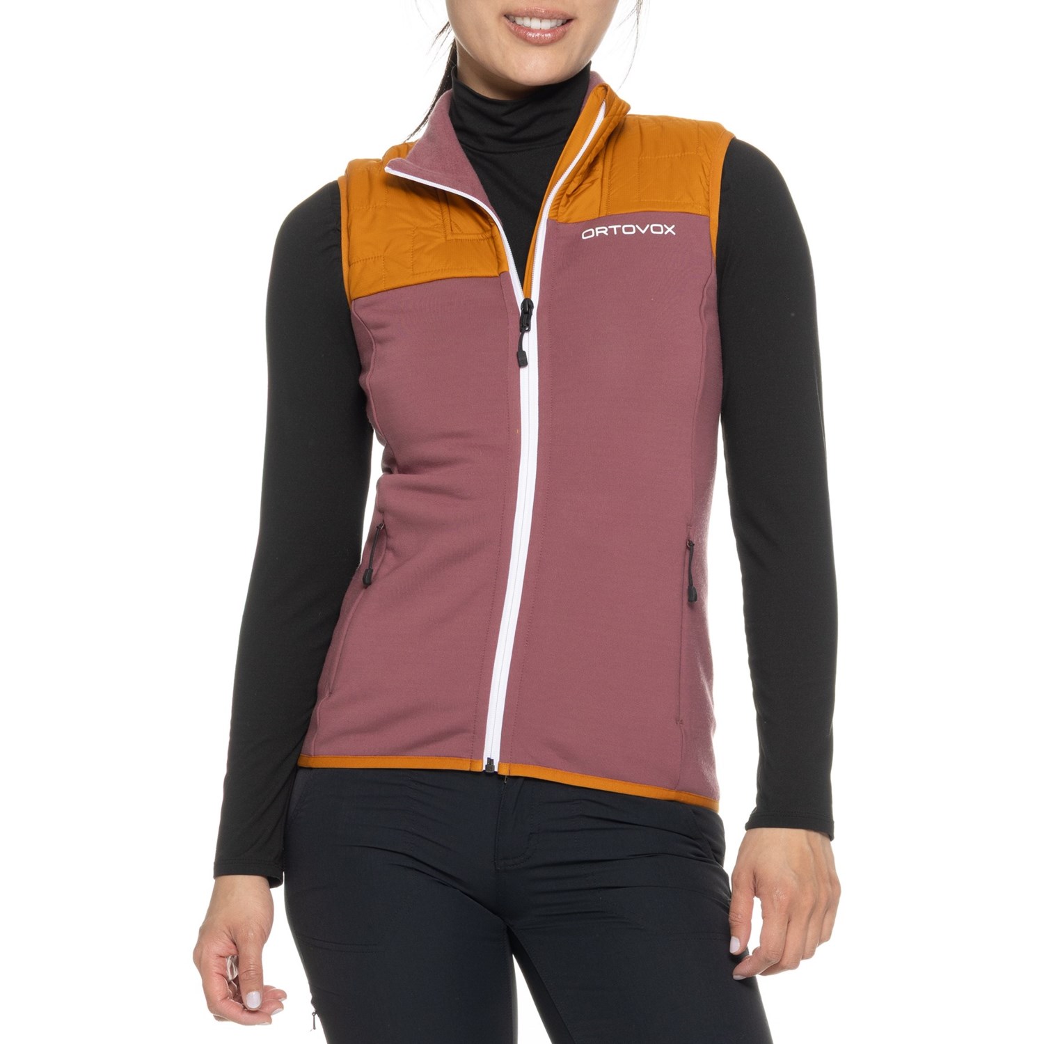 (取寄) オルトボックス レディース フリース プラス ベスト Ortovox women Fleece Plus Vest Mountain Rose