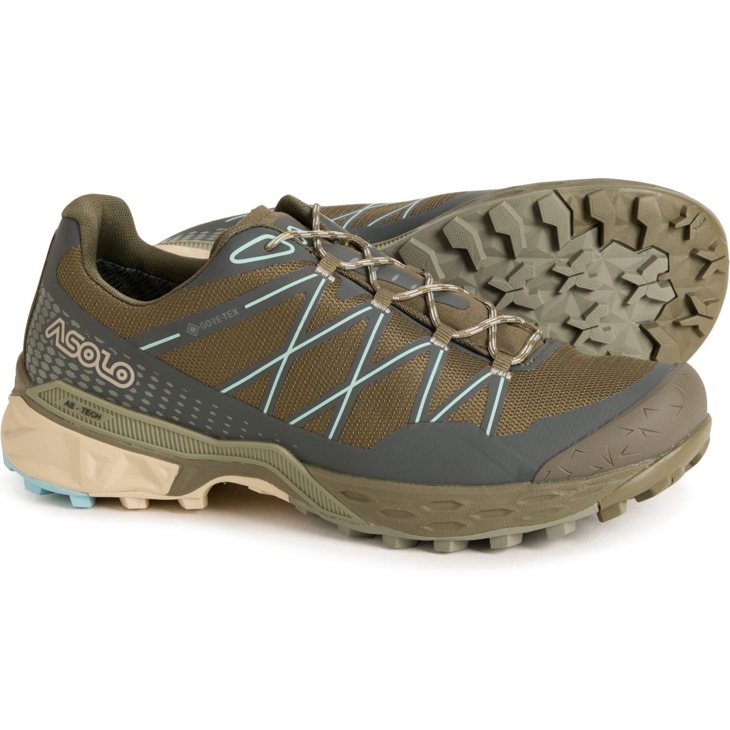 (取寄) アゾロ レディース アソロ タホ ゴア-テックス ml ハイキング シューズ - ウォータープルーフ Asolo women Tahoe Gore-Tex ML Hiking Shoes - Waterproof (For Women) Olive_Celadon