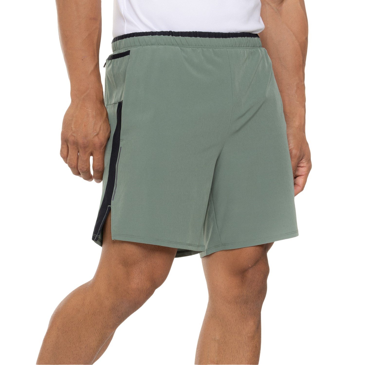 (取寄) アシックスアメリカ メンズ アシックス アメリカ ウーブン トレーニング ショーツ - 7インチ Asics America men Woven Training Shorts - 7&rdquo; Ivy Green｜ジェットラグ店