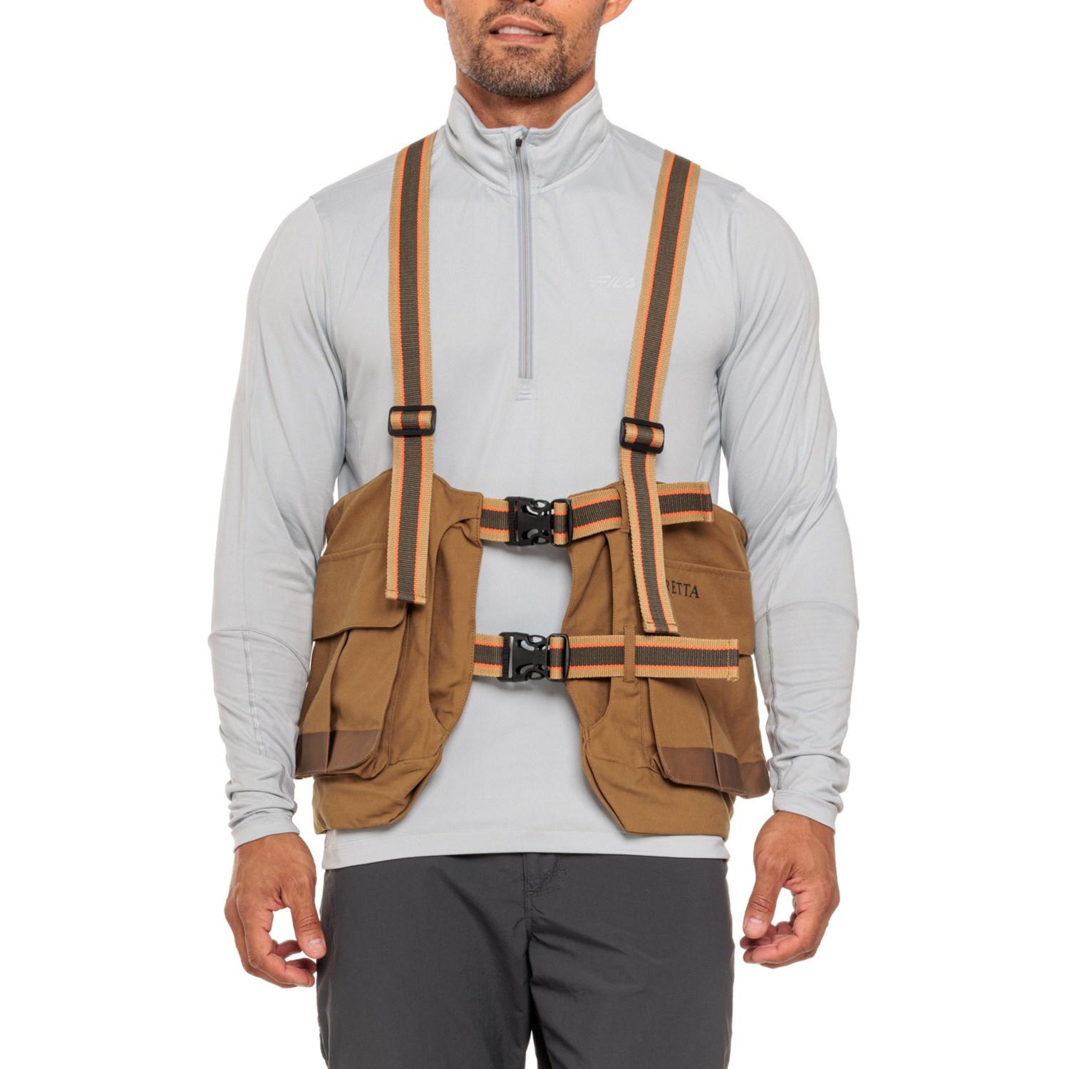 (取寄) ベレッタ コヴィー ストラップ ハンティング ベスト Beretta Covey Strap Hunting Vest Hunting Brown｜ジェットラグ店