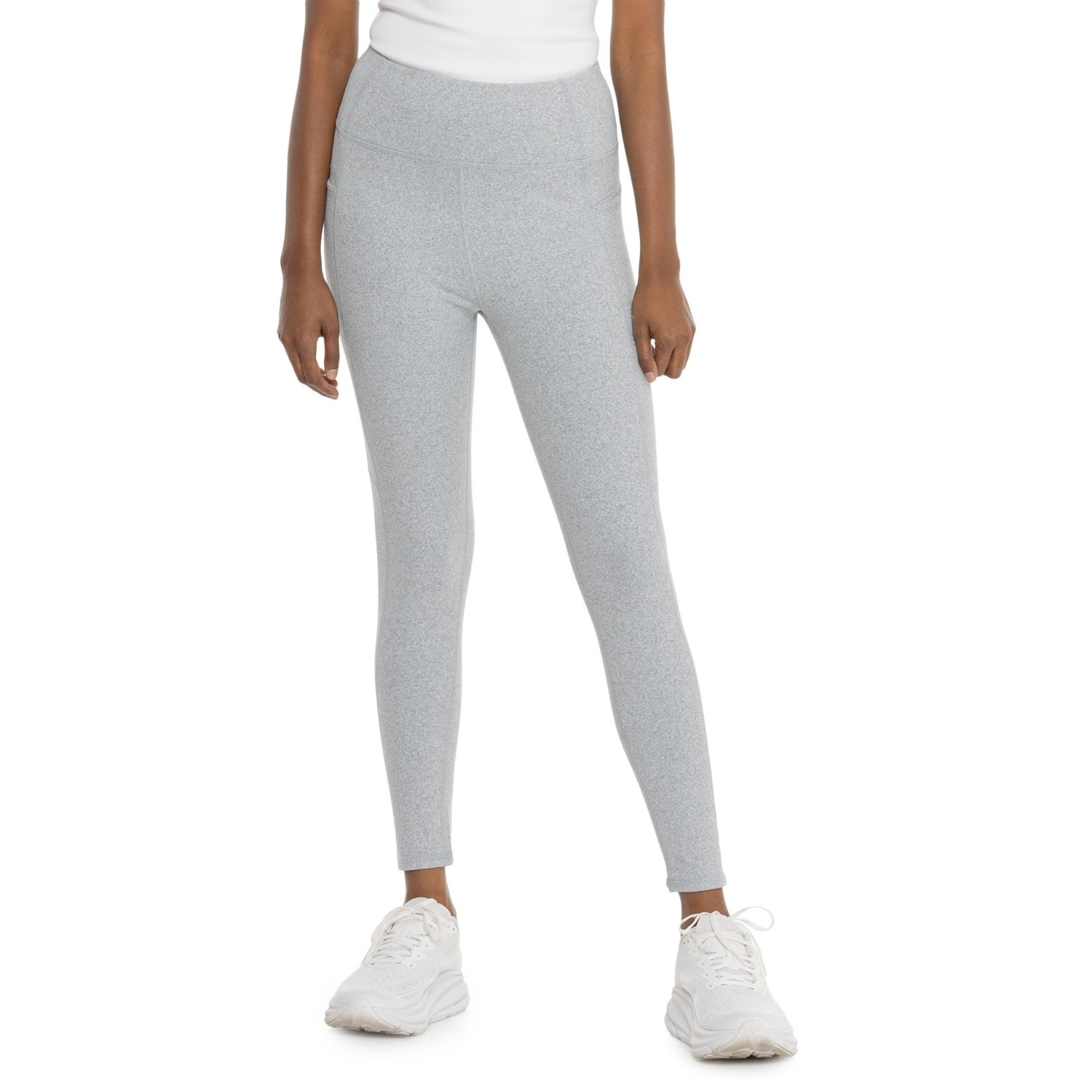 (取寄) キョーダン レディース ウォームハンド ハイウェスト レギングス Kyodan women Warmhand High-Waist Leggings Grey Mix