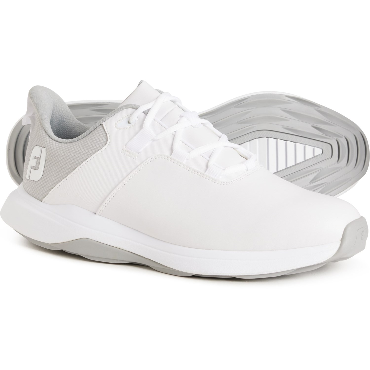 (取寄) フットジョイ メンズ フットジョイ プロライト ゴルフ シューズ - ウォータープルーフ, ワイド ウィズ FOOTJOY men ProLite Golf Shoes - Waterproof, Wide Width (For Men) White_Gray