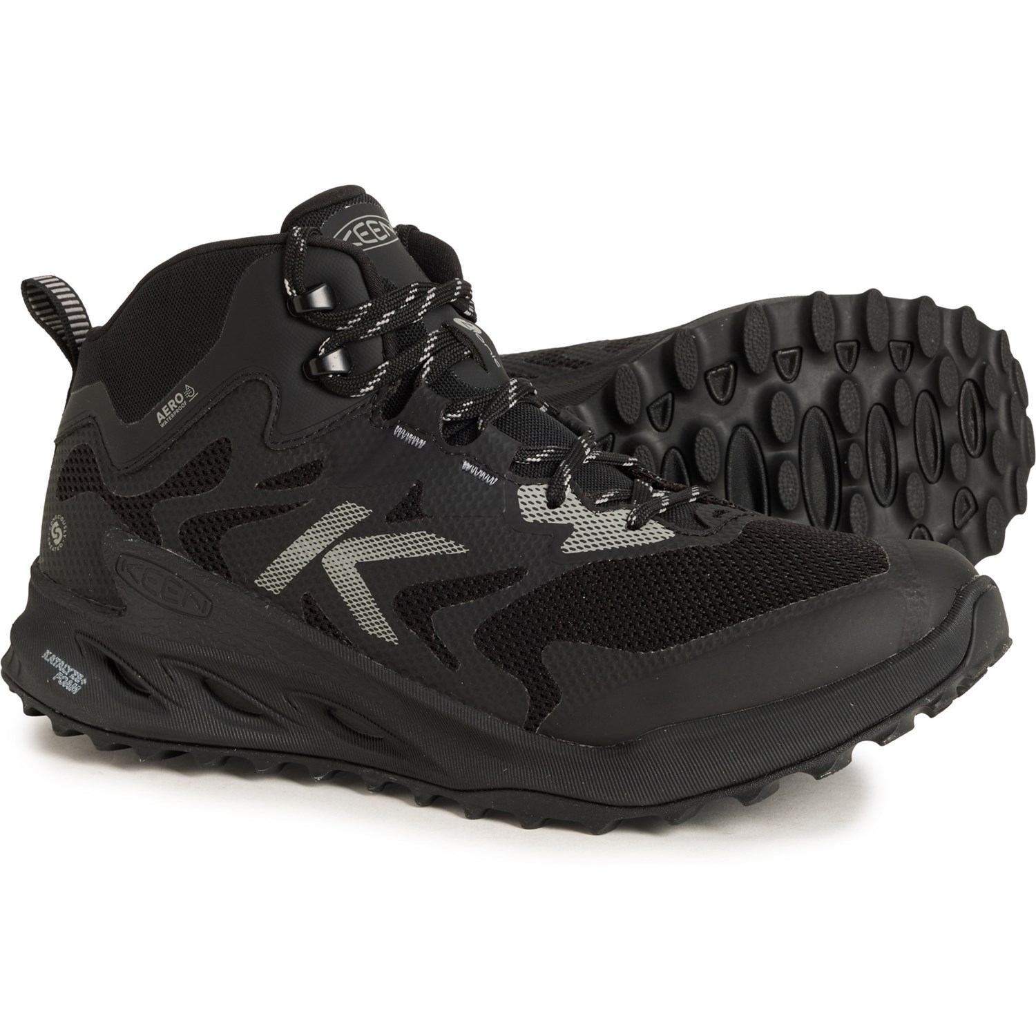 (取寄) キーン メンズ キーン シオニック ネクスト ミッド ハイキング ブーツ - ウォータープルーフ Keen men Zionic NXT Mid Hiking Boots - Waterproof (For Men) Triple Black