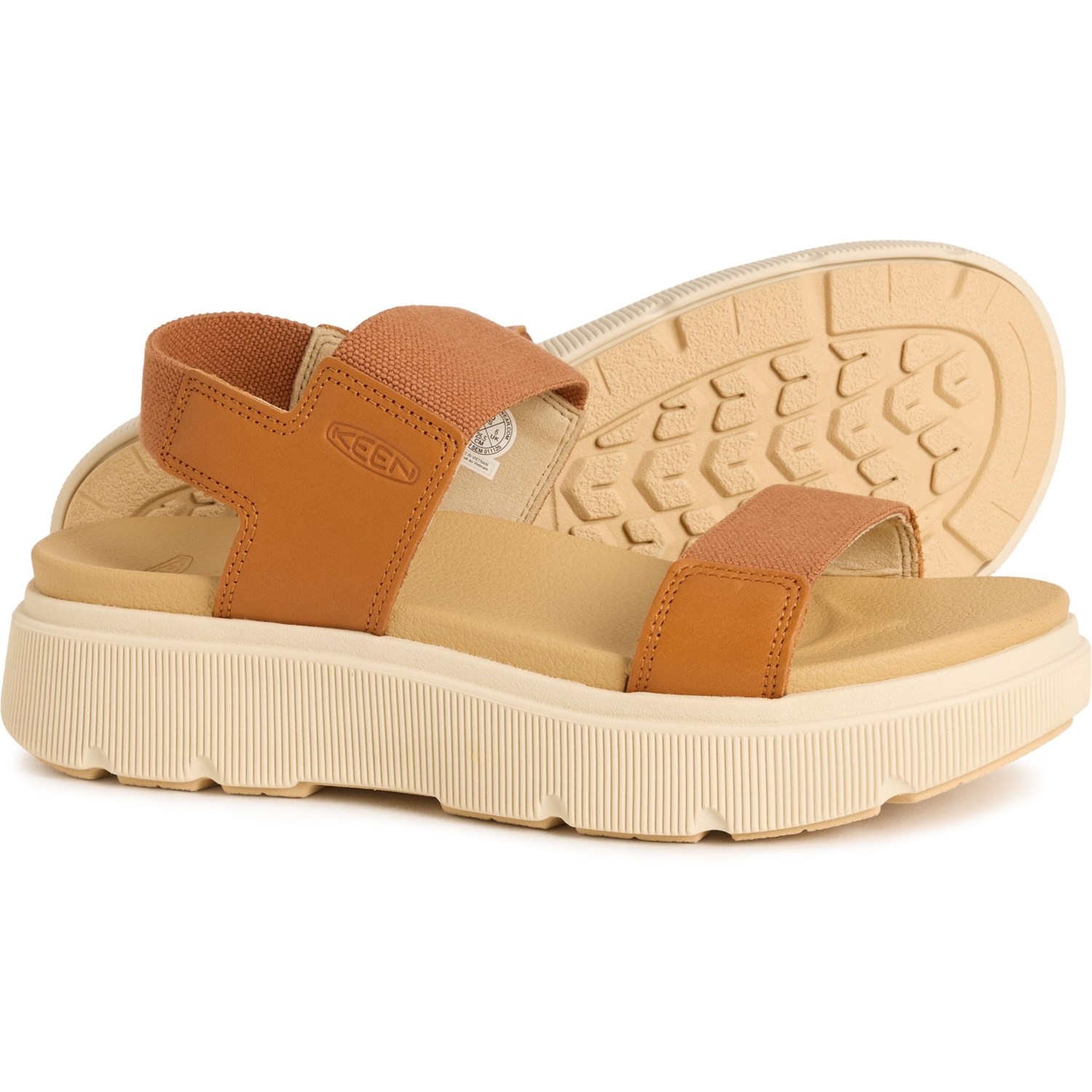 (取寄) キーン レディース キーン エル マイル バックストラップ サンダル - レザー Keen women Elle Mile Backstrap Sandals - Leather (For Women) Keen Maple
