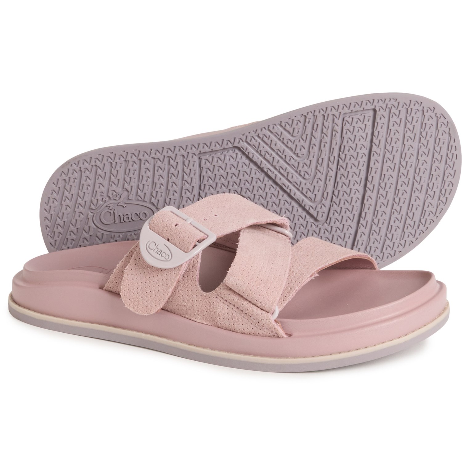 (取寄) チャコ レディース チャコ タウンズ スライド サンダル - スエード Chaco women Townes Slide Sandals - Suede (For Women) Rose Quartz｜ジェットラグ店