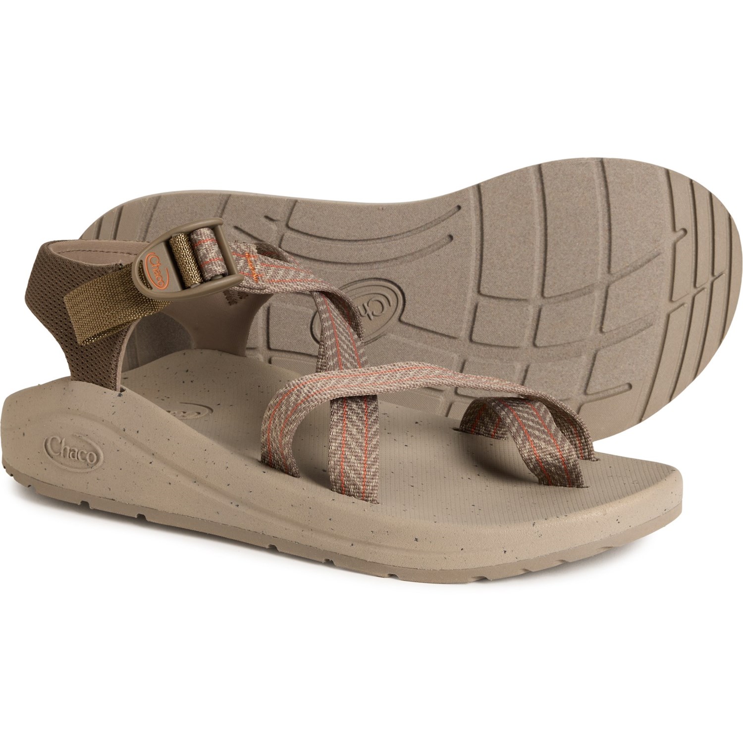 (取寄) チャコ レディース チャコ トゥ-ループ スポーツ サンダル Chaco men CushZ Toe-Loop Sport Sandals (For Women) Frond Truffle|ジェットラグ店