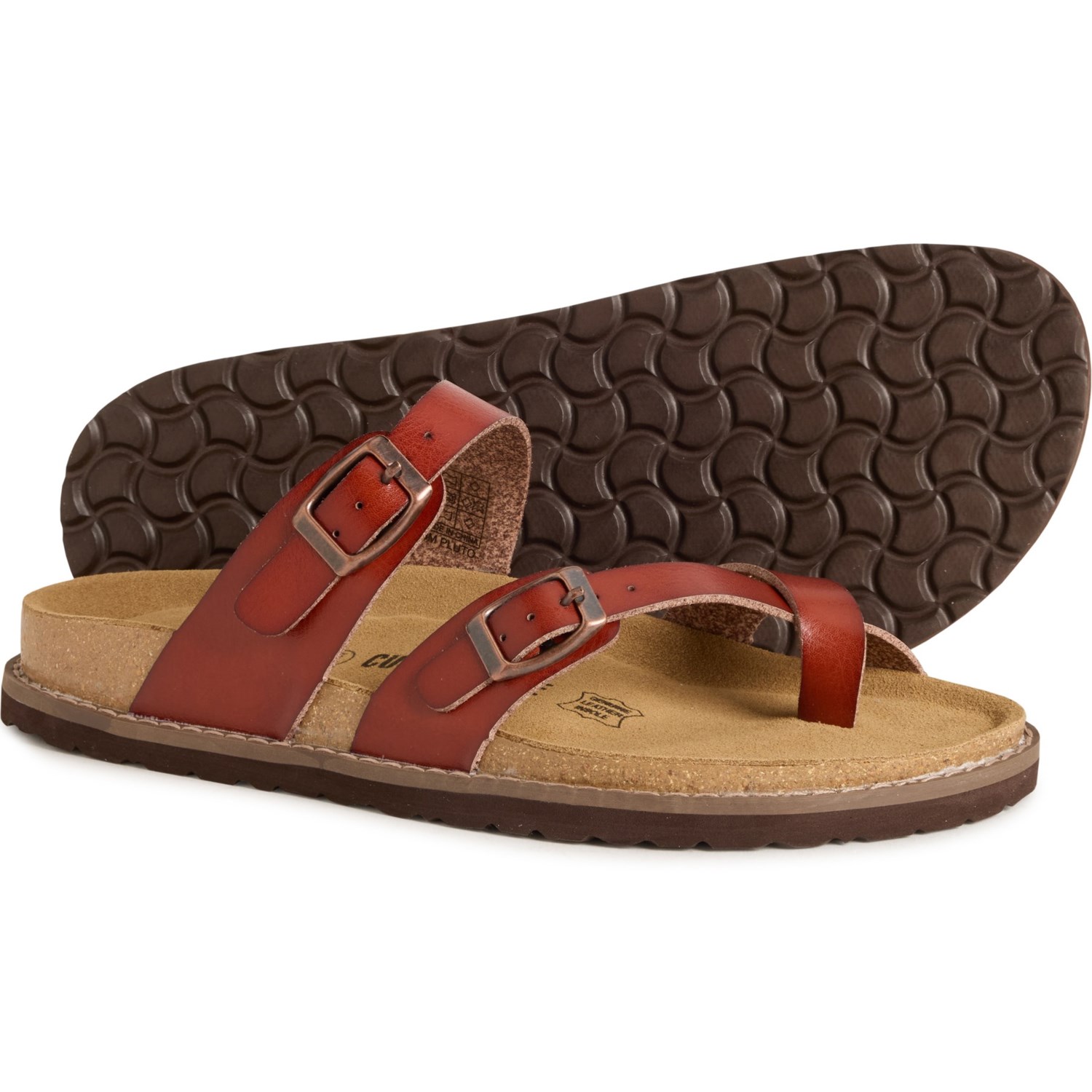 (取寄) クッションネア レディース プルート サンダル Cushionaire women Pluto Sandals (For Women) Whiskey|ジェットラグ店