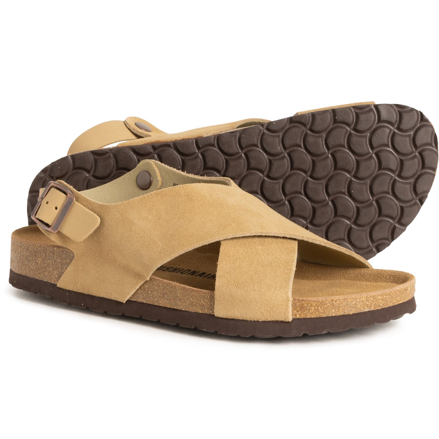 (取寄) クッションネア レディース ローレル サンダル - スエード Cushionaire women Laurel Sandals - Suede (For Women) Sand｜ジェットラグ店