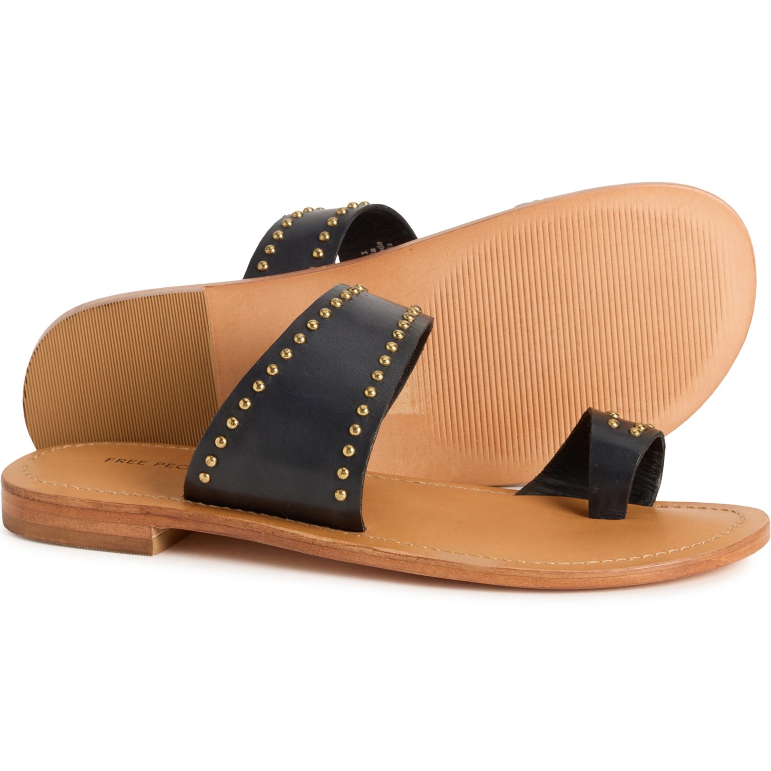 (取寄) フリーピープル レディース フリー ピープル アメリ サンダル - レザー Free People women Amelie Sandals - Leather (For Women) Black