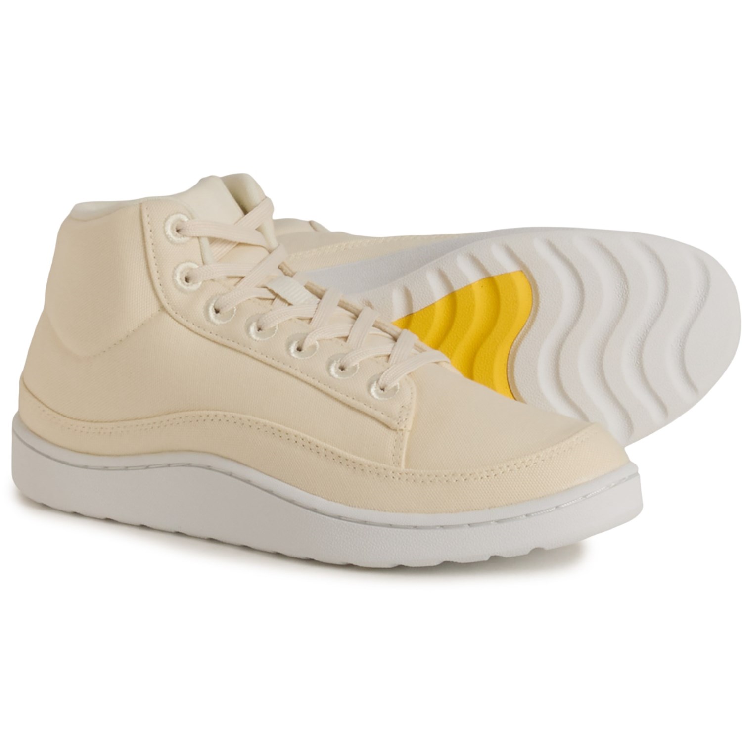 (取寄) オールバーズ レディース ペイサー ミッド スニーカー - キャンバス Allbirds women Pacer Mid Sneakers - Canvas (For Women) Natural White
