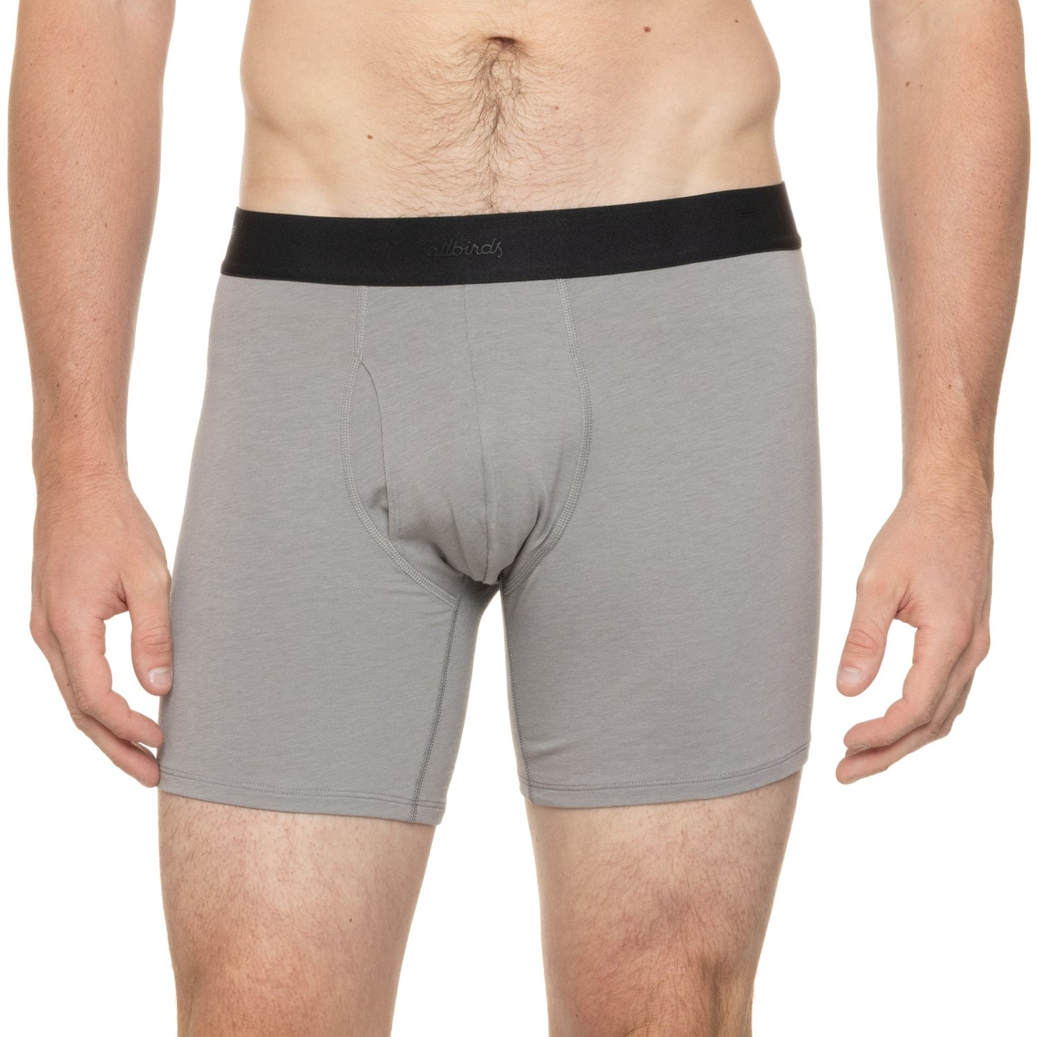 (取寄) オールバーズ メンズ エニタイム ボクサー ブリーフ - オーガニック コットン Allbirds men Anytime Boxer Briefs - Organic Cotton Medium Grey
