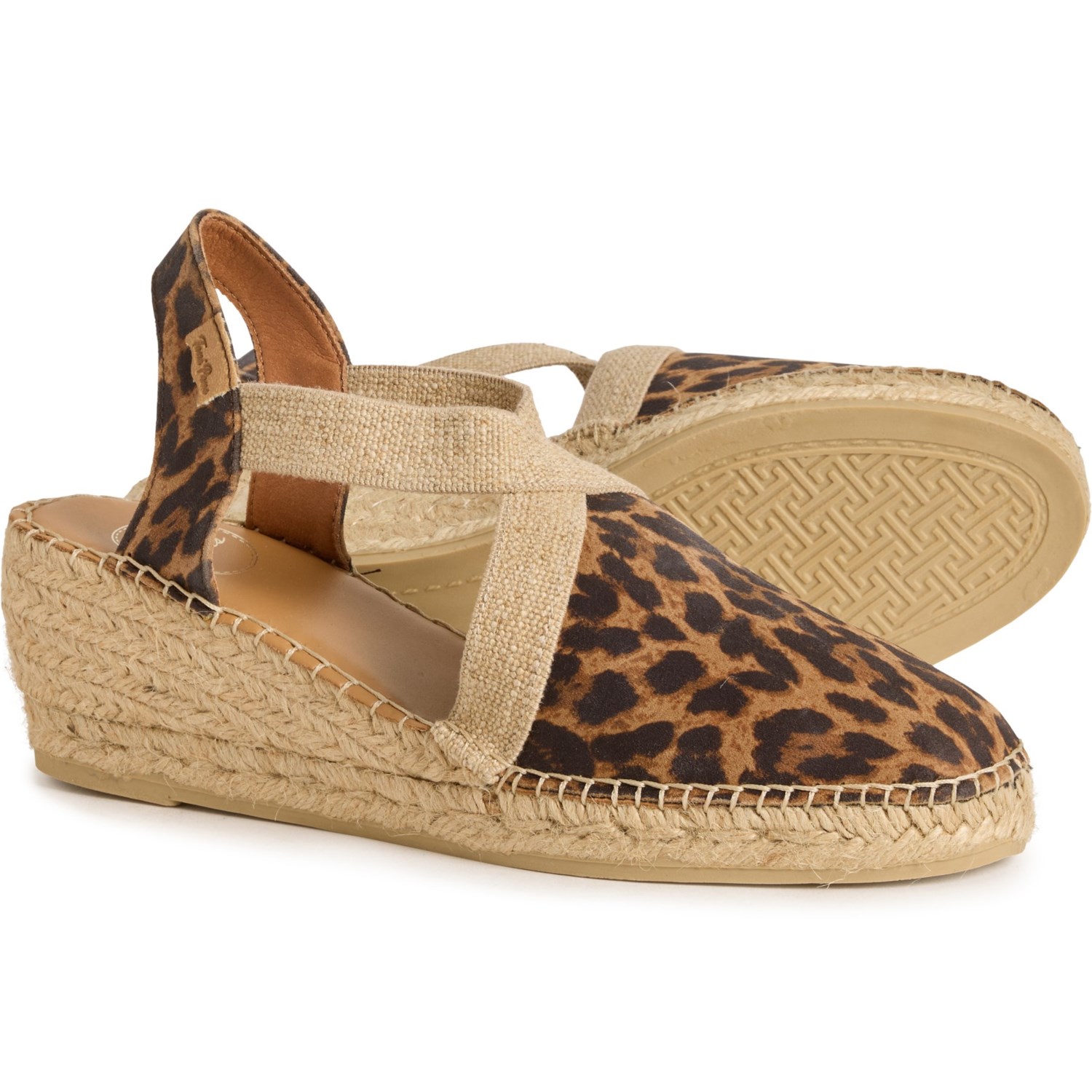 (取寄) トニー ポンズ レディース トーニ ポン メイド イン スペイン トッサ エスパドリーユ ウェッジ サンダル - レザー Toni Pons women Made in Spain Tossa Espadrille Wedge Sandals - Leather (For Women) Leo