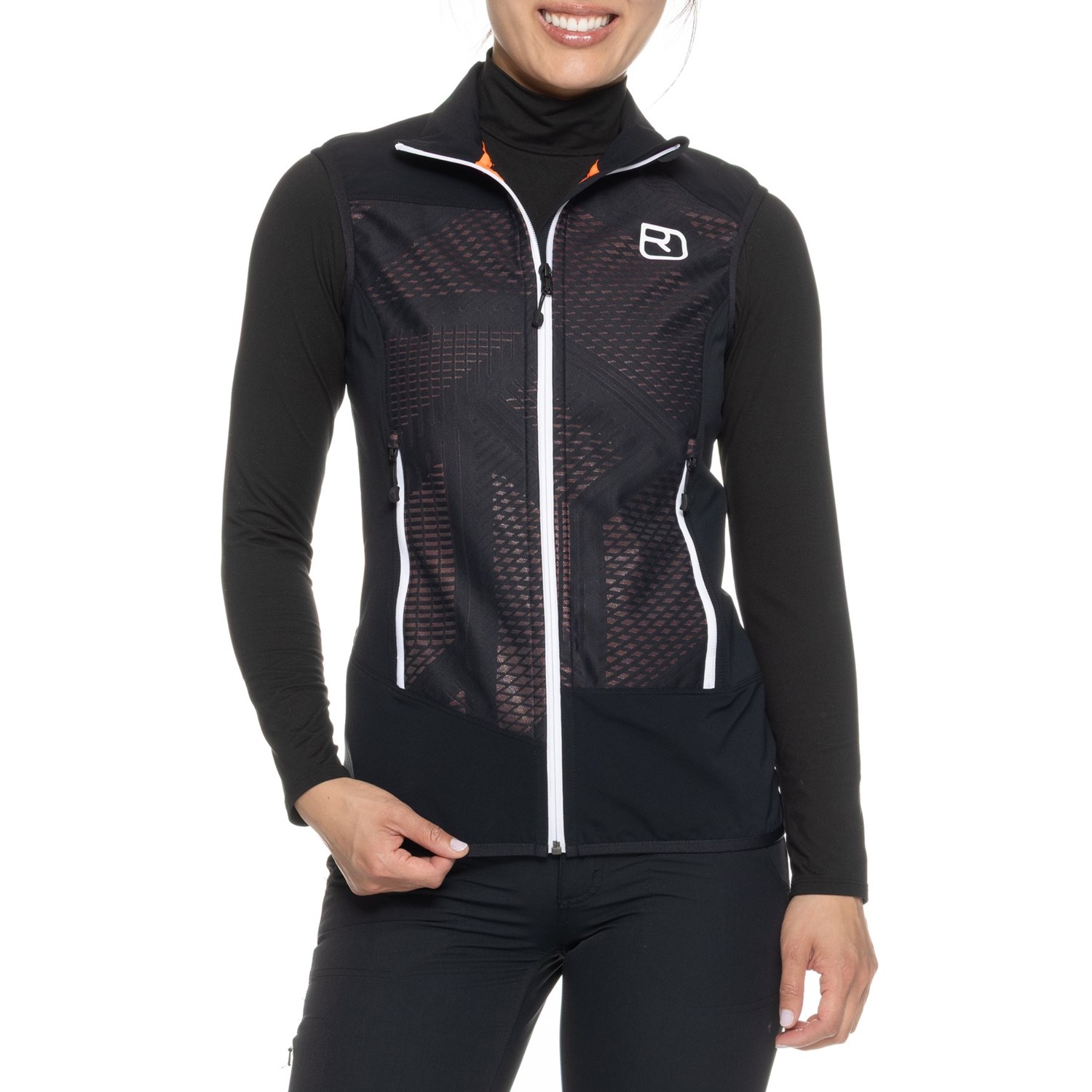 (取寄) オルトボックス レディース コル ベッチェイ スキー ツーリング ベスト Ortovox women Col Becchei Ski Touring Vest Black Raven
