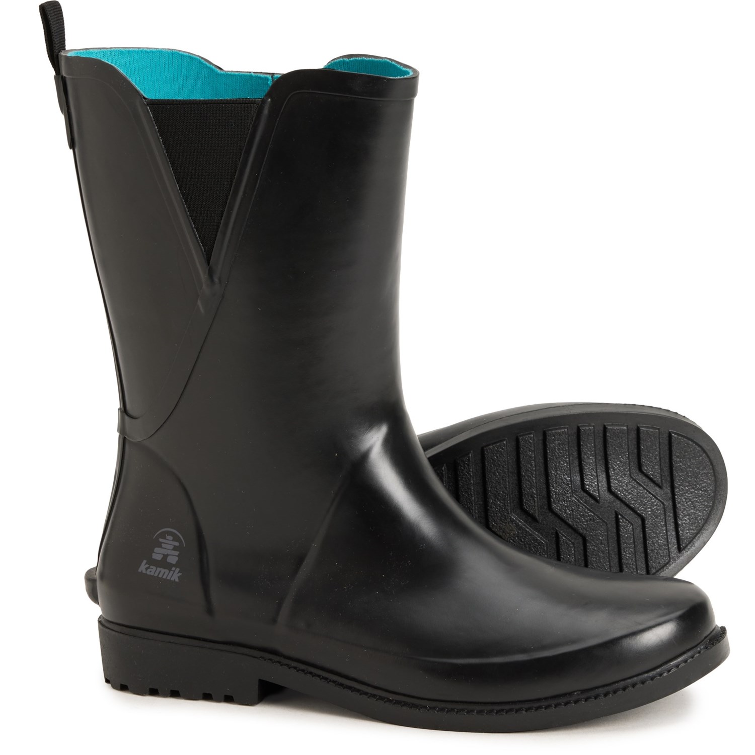 (取寄) カミック レディース カミック クロエ レイン ブーツ- ウォータープルーフ Kamik women Chloe Rain Boots- Waterproof (For Women) Blk