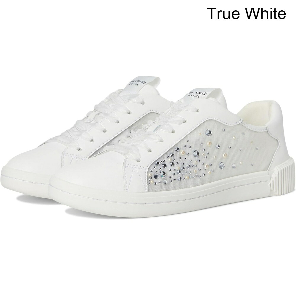(取寄) ケイト・スペード トリクリスタルレースアップスニーカー kate spade new york Tori Crystals Lace Up Sneakers｜ジェットラグ店