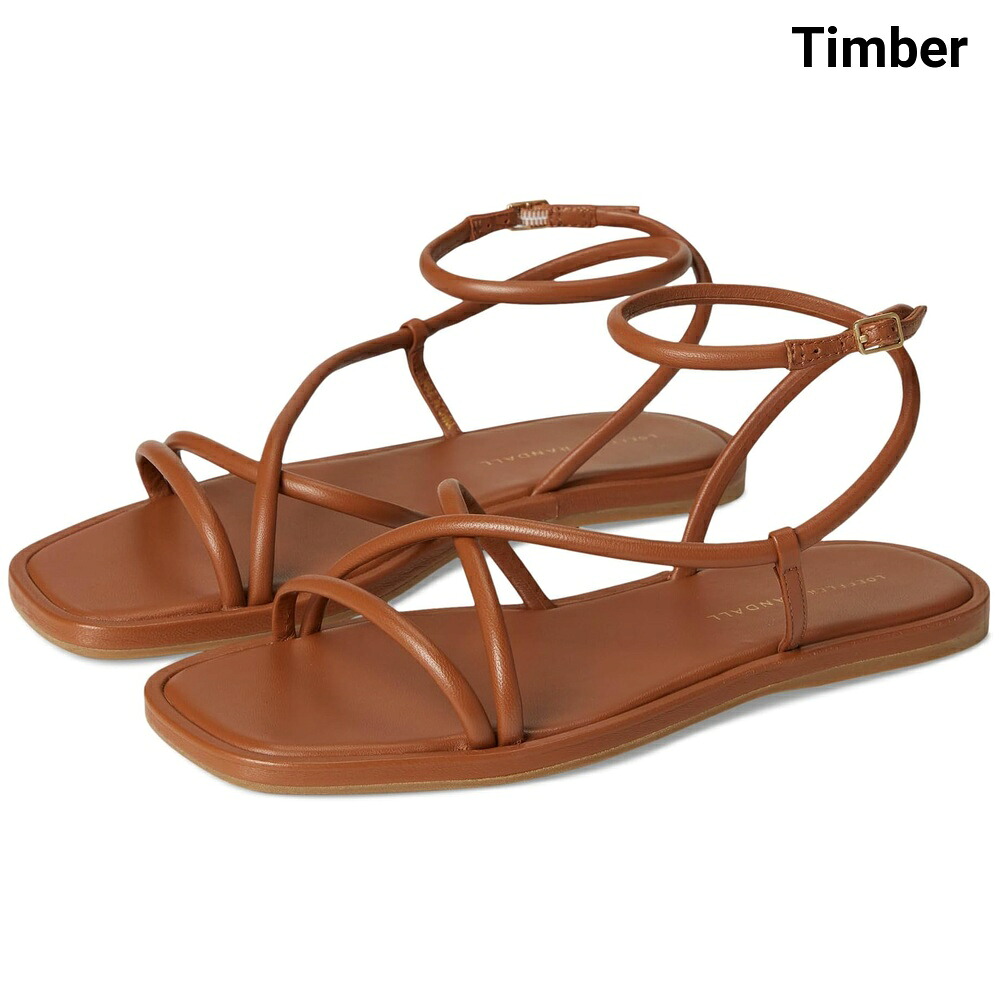 (取寄) レフラー・ランドール ノールストラッピーアンクルラップフラットサンダル loeffler randall Noor Strappy Ankle Wrap Flat Sandals｜ジェットラグ店