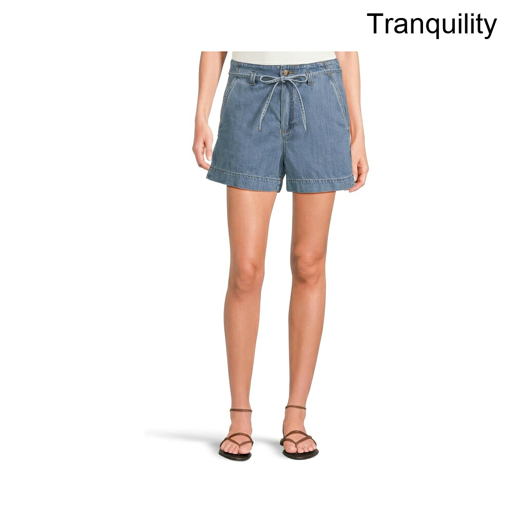 (取寄) ペイジ アネッサショーツウエストタイ付きトランキリティ paige Anessa Shorts with Waist Tie in Tranquility｜ジェットラグ店 32,851円